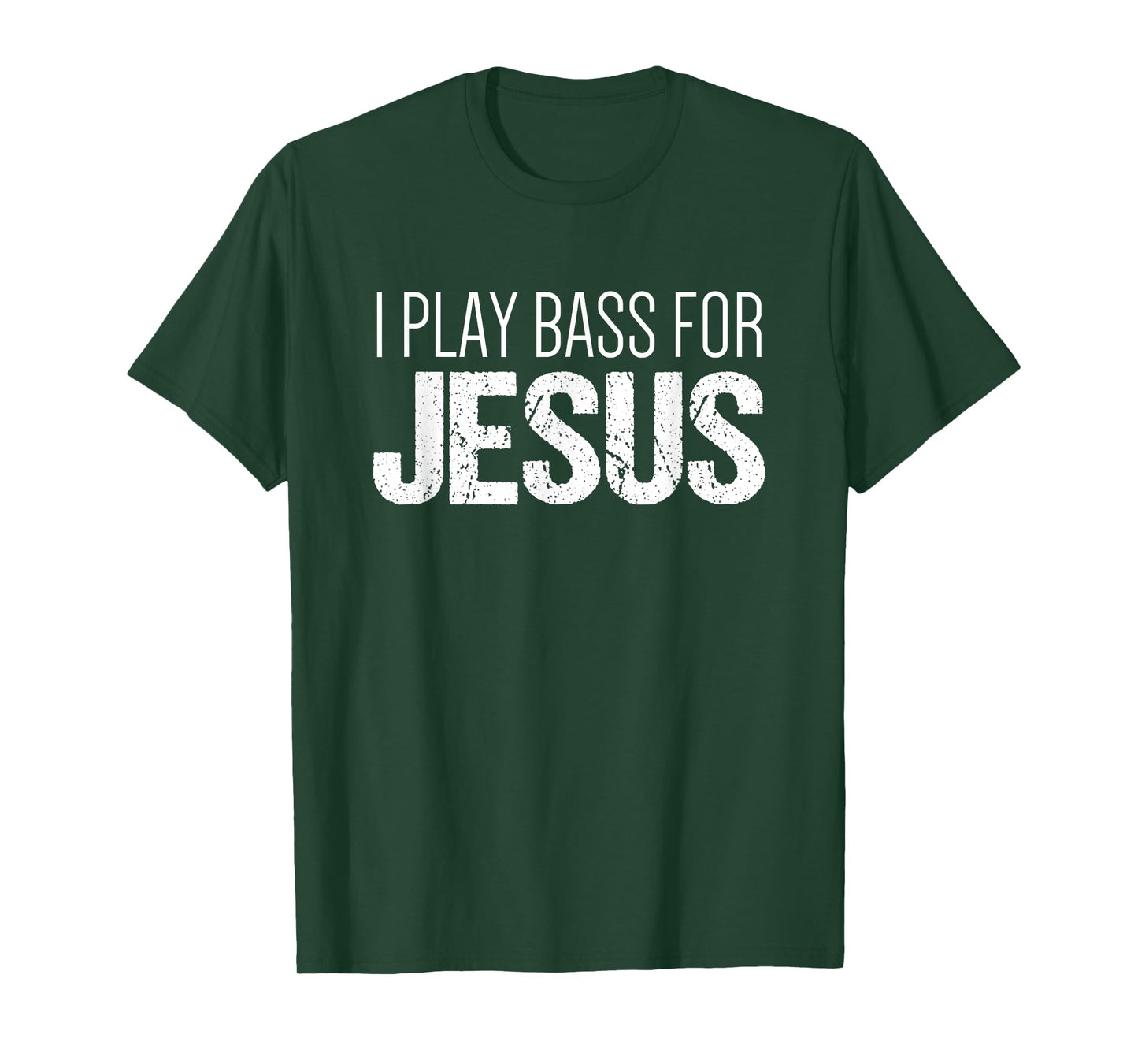 Christian Bass Guitar T Shirt | I Play Bass for Jesus Shirt T-Shirt