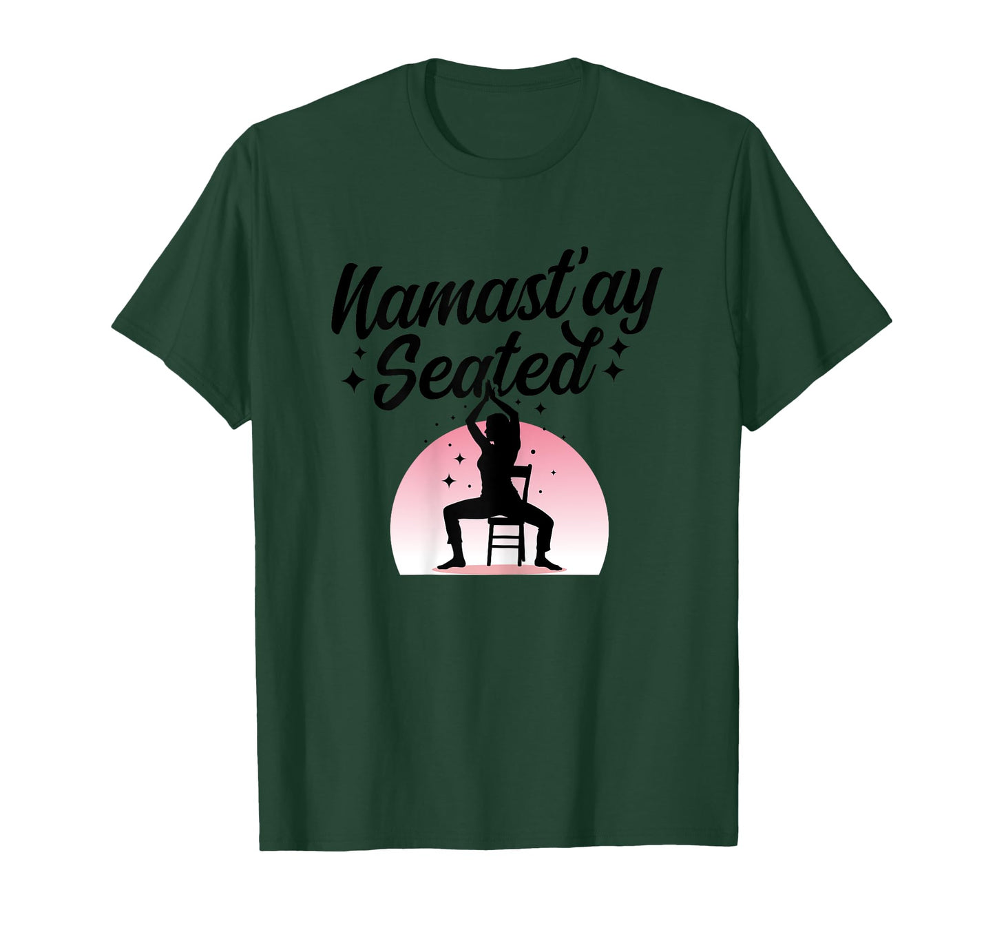 NamastAy Seated - Chair Yoga T-Shirt