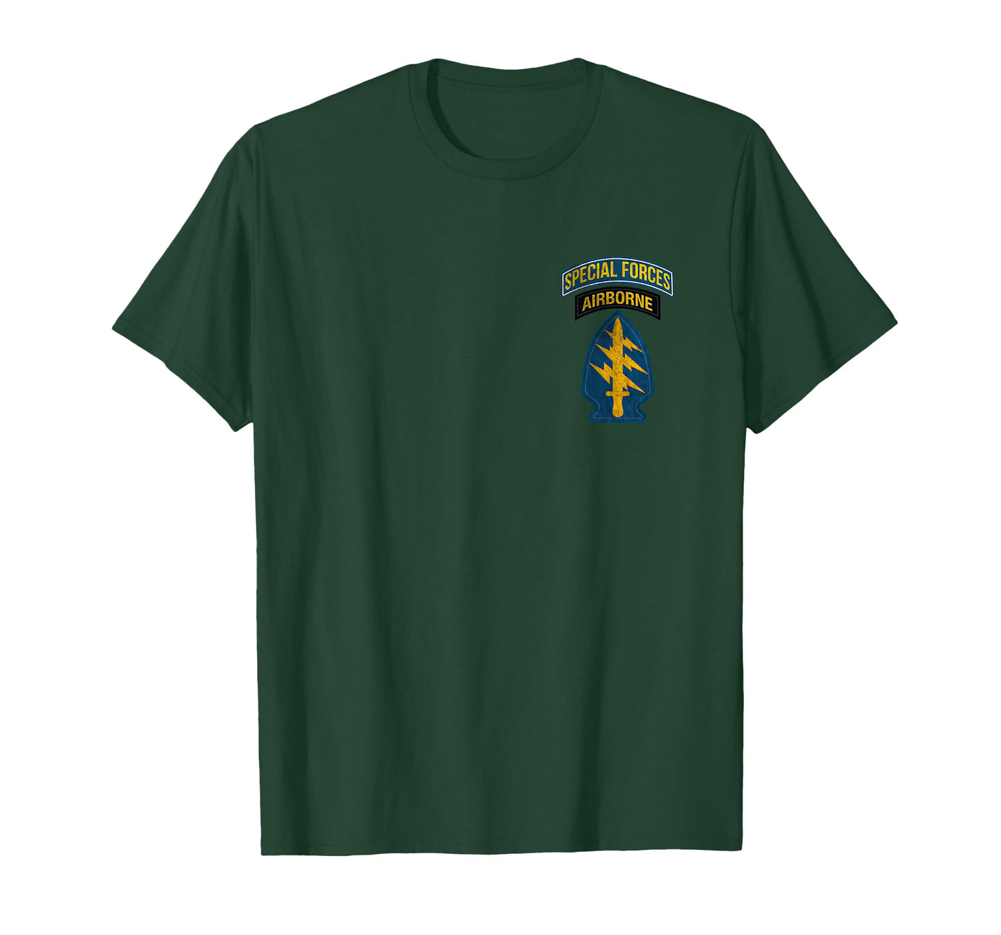 Special Forces Airborne SF Green Beret Logo Military Veteran T-Shirt