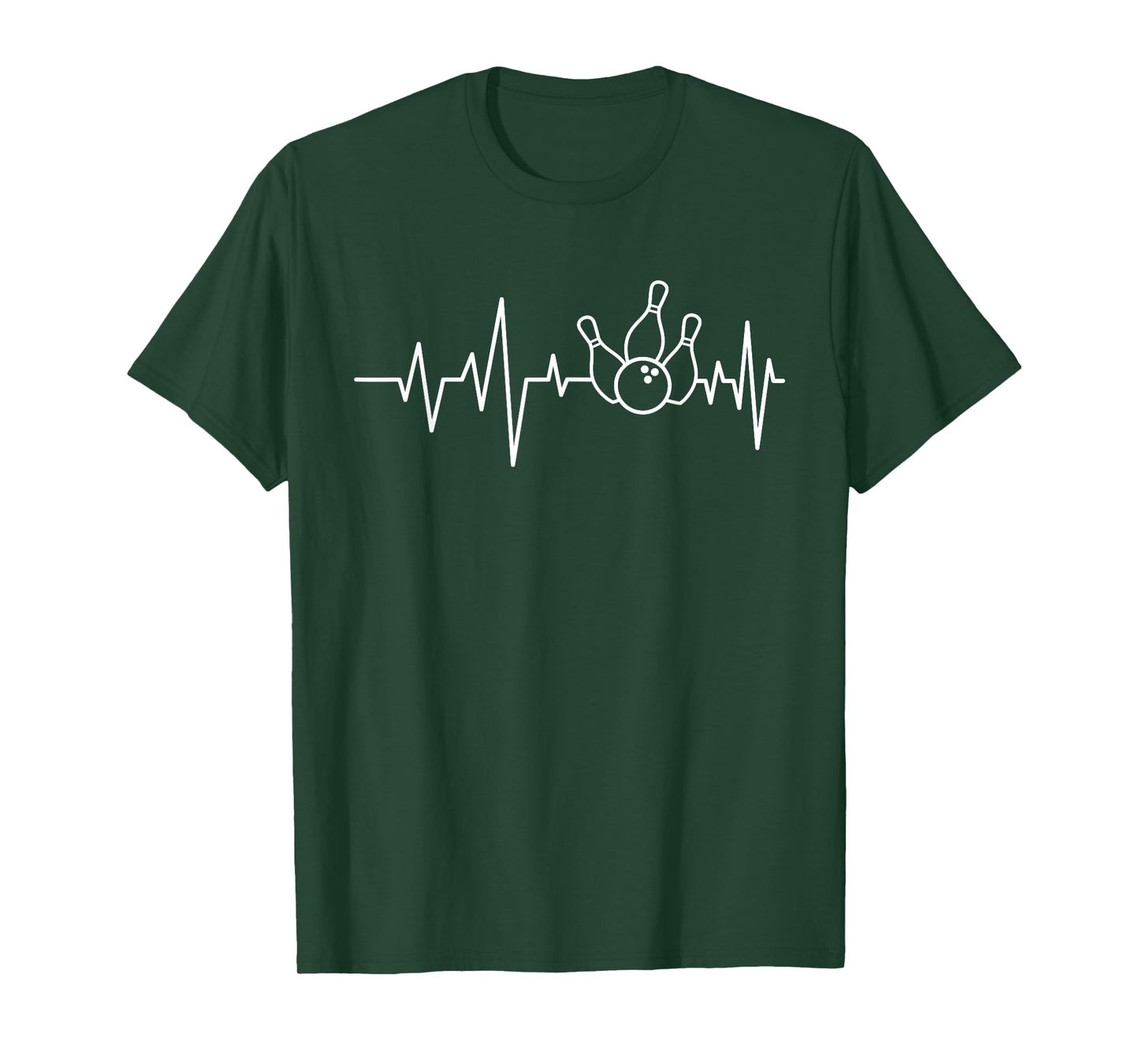 Bowling Heartbeat - Bowling Bowler T-Shirt