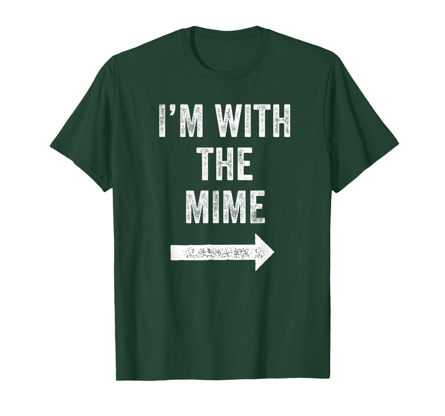 Funny I'm With the Mime 2024 Halloween Costume Mens Womens T-Shirt