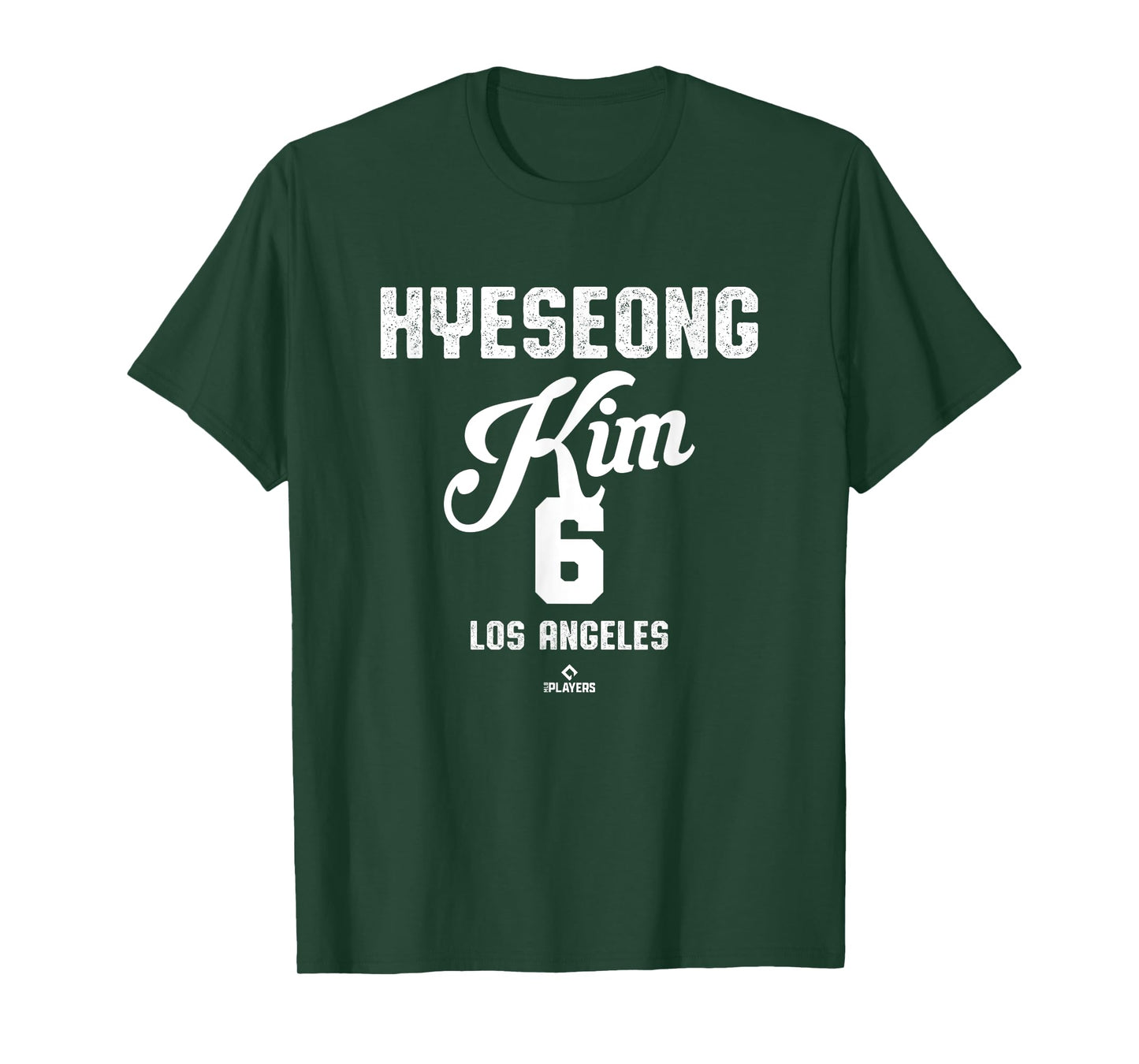 Hyeseong Kim 6 Los Angeles Baseball Vintage MLBPA T-Shirt