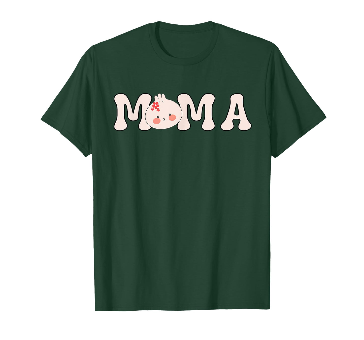 Mama Of The Dumpling First Birthday Baby Matching Womens Top T-Shirt