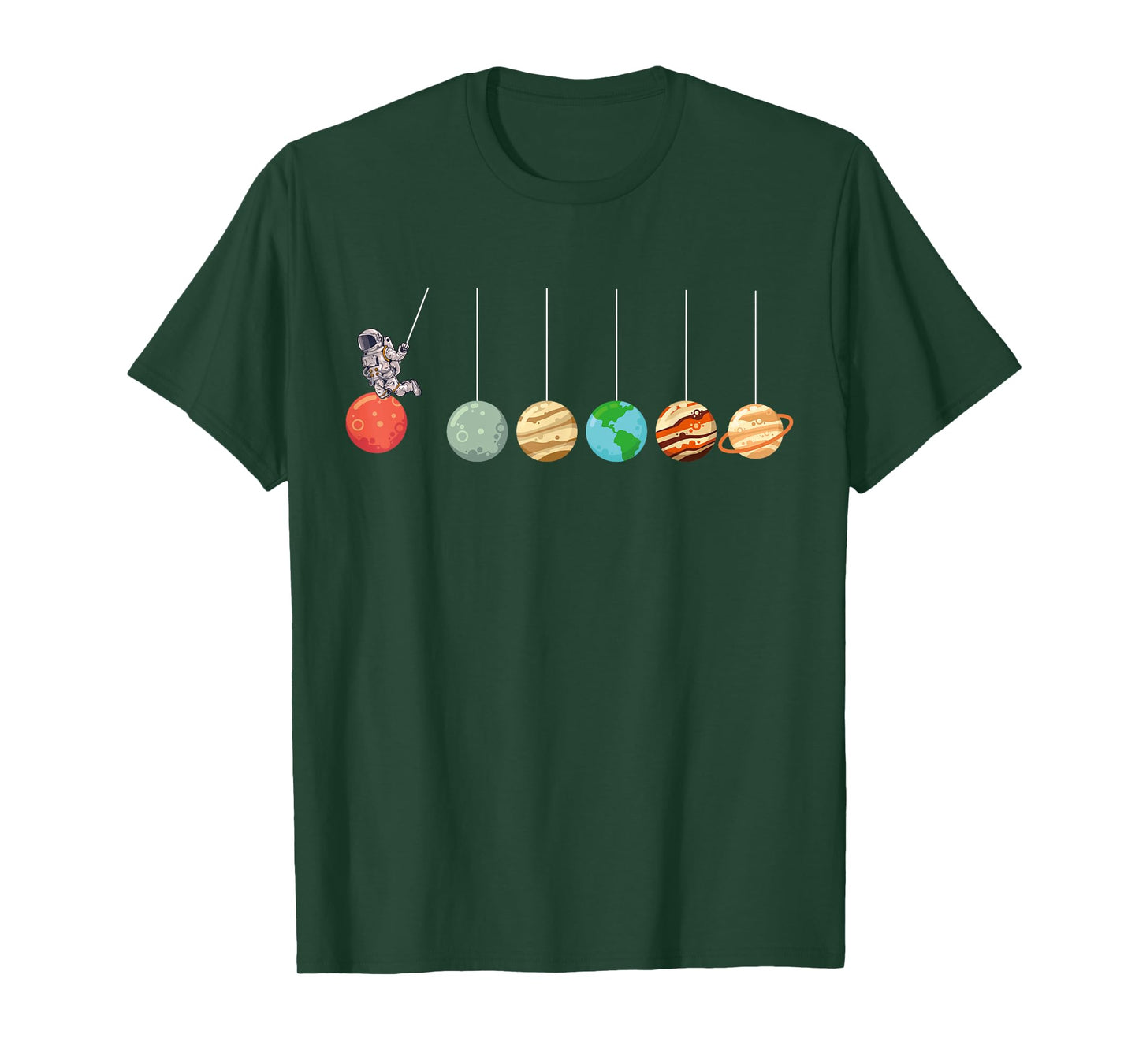 Solar System Cradle Funny Astrophysicist Space Enthusiasts T-Shirt