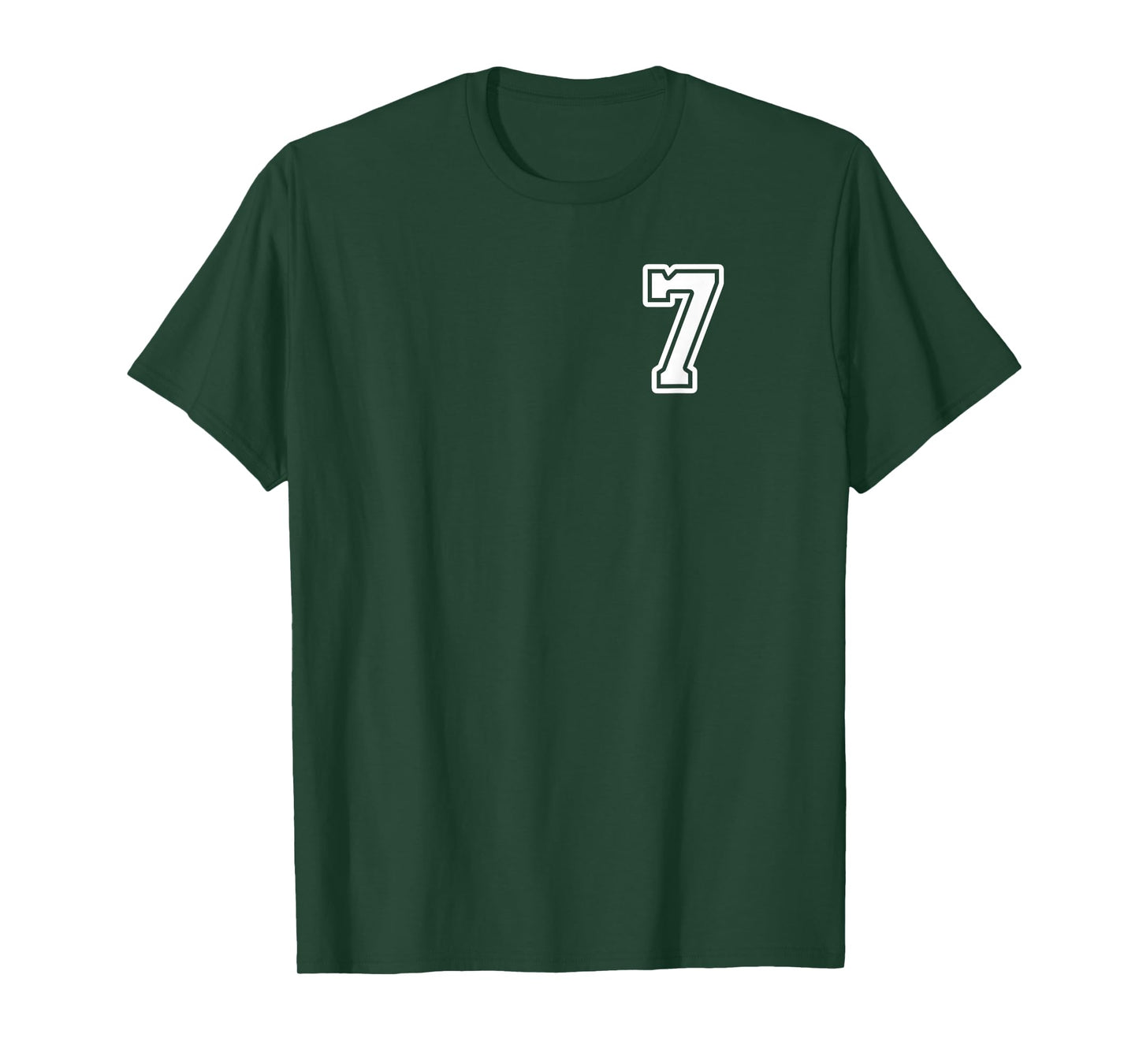 Number 7 Shirt #7 Player Sports Team Men Women Kids T-Shirt