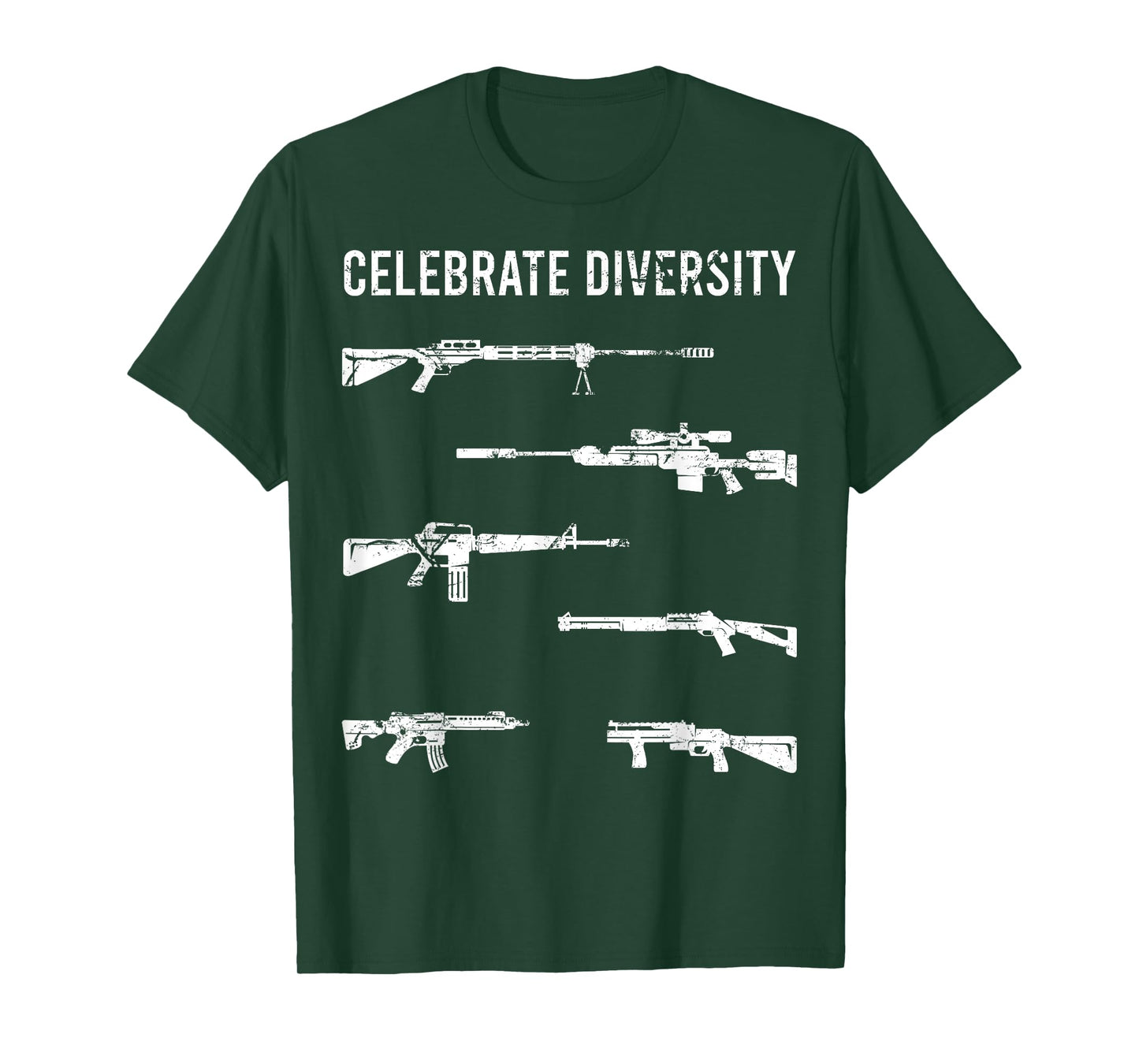 Celebrate Diversity Gun Owner Funny Gun Enthusiast T-Shirt