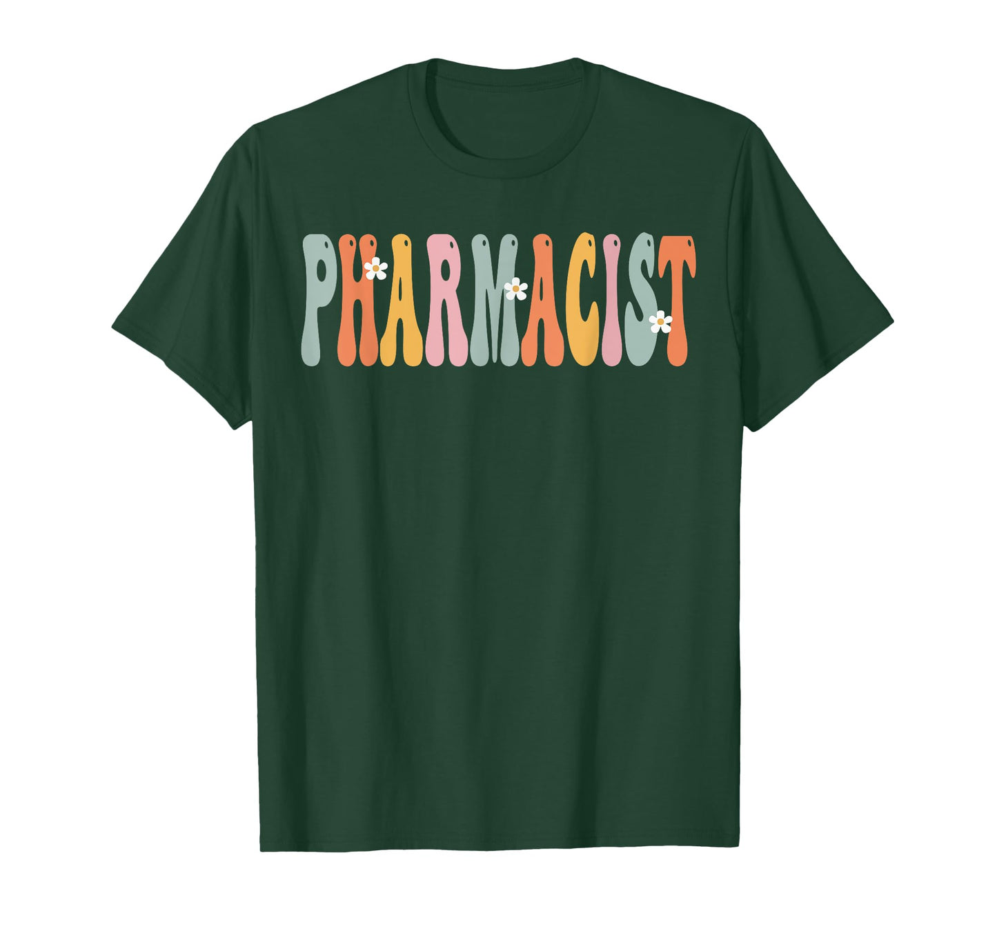Pharmacist Week Groovy Appreciation Day For Women For Work T-Shirt