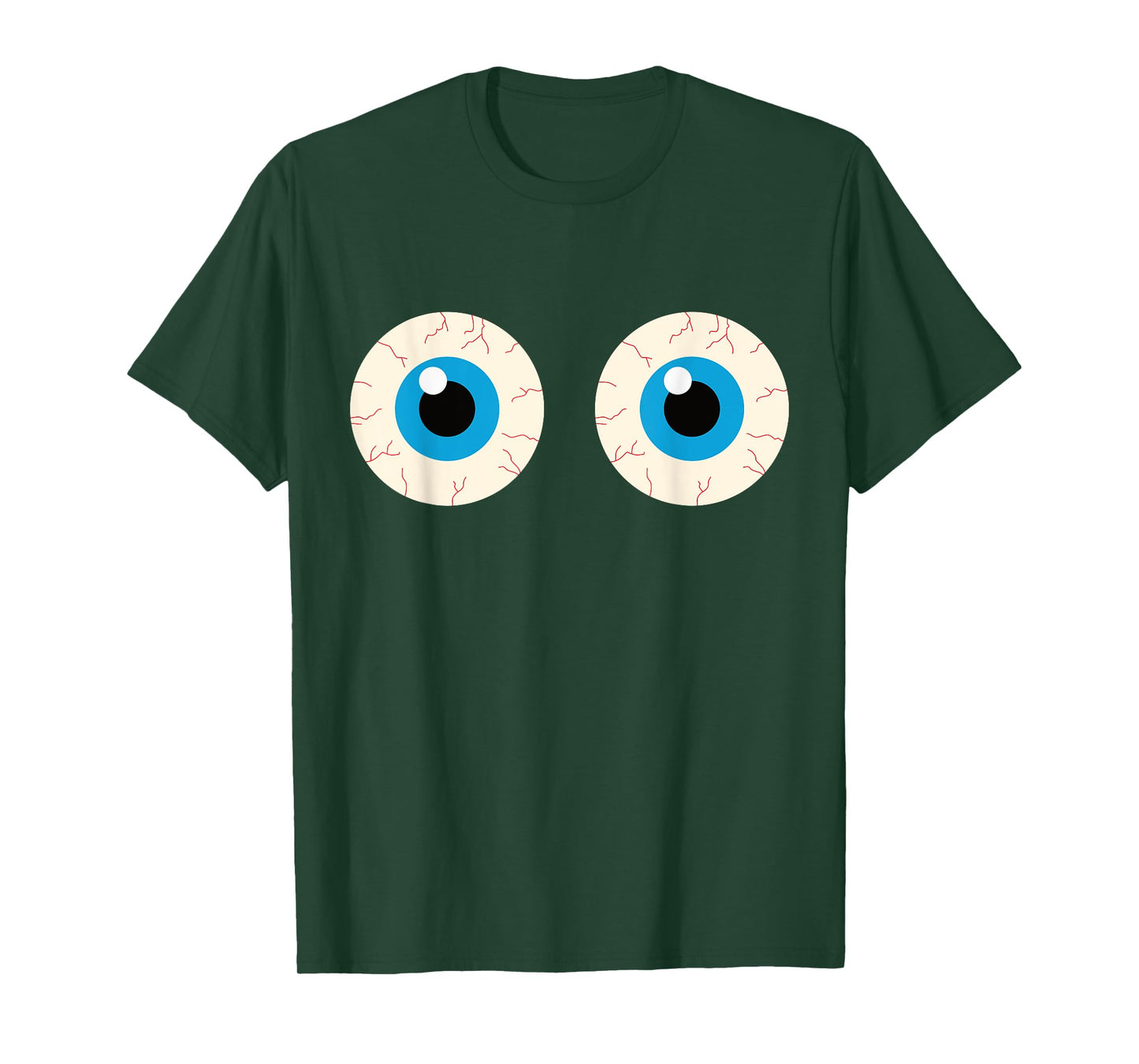 Boob Eyes Funny Halloween Boobie Adult Humor Simple Costume T-Shirt