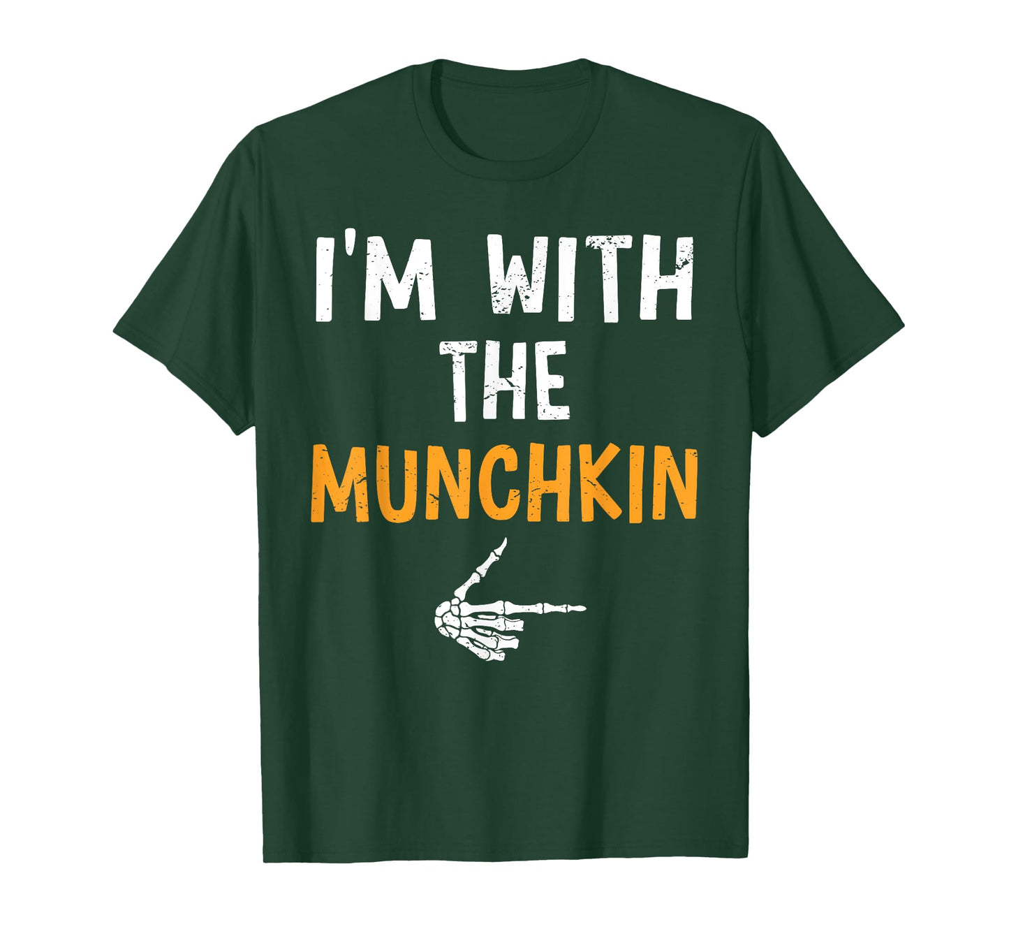 I'm with The Munchkin Costume Halloween Matching Couple T-Shirt