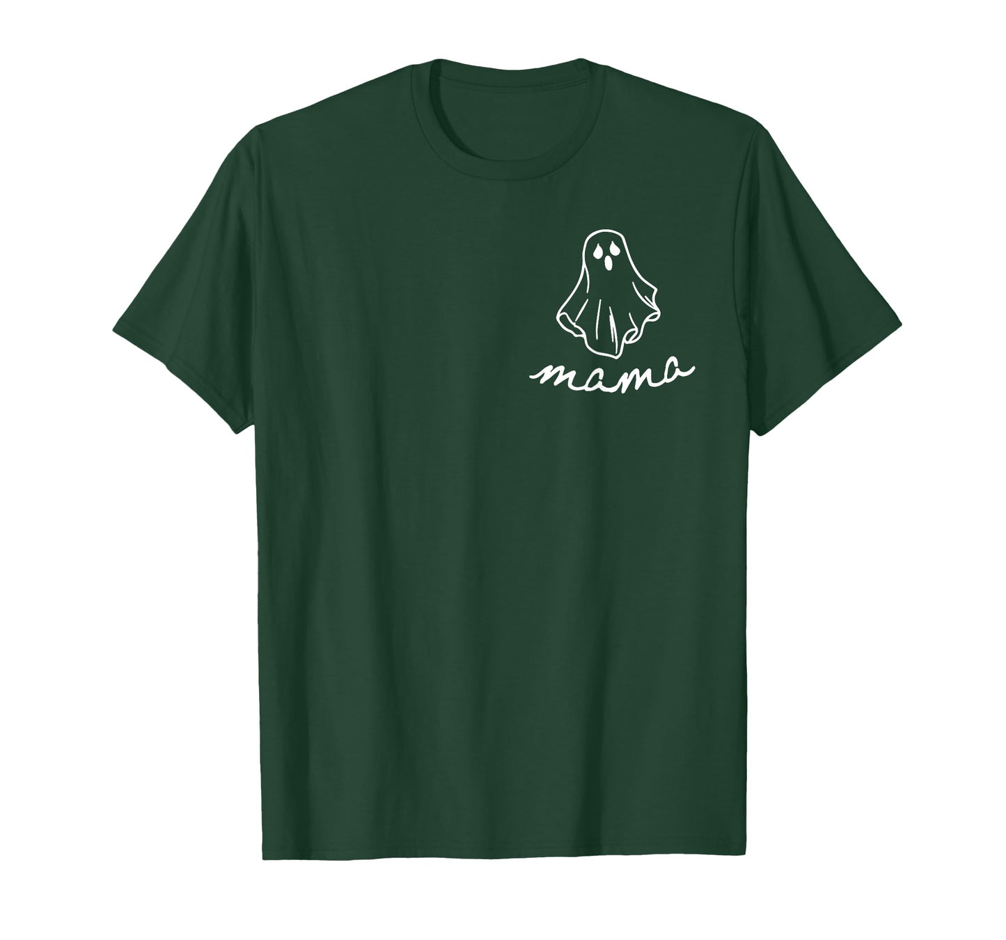 Mama Ghost Boo One Spooky Mama First Halloween Birthday Boy T-Shirt