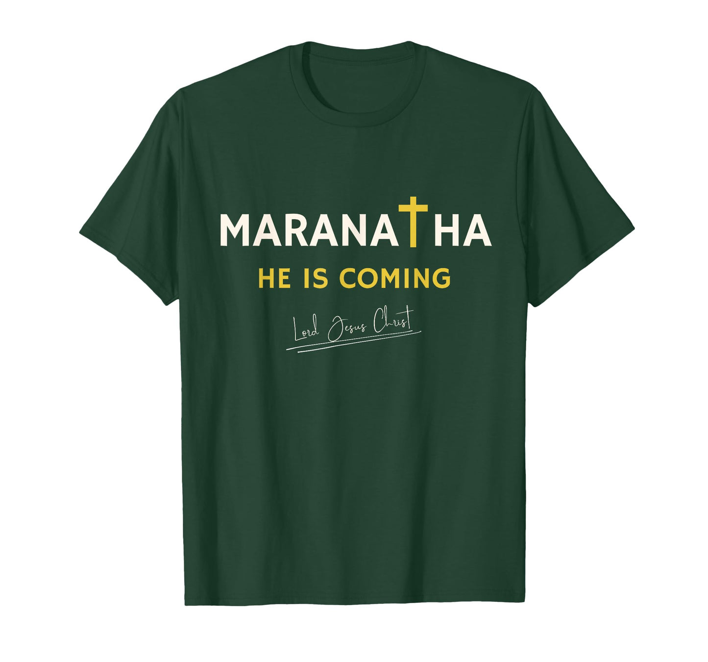 Jesus is Comming Maranatha Christian Bible Spiritual Vintage T-Shirt