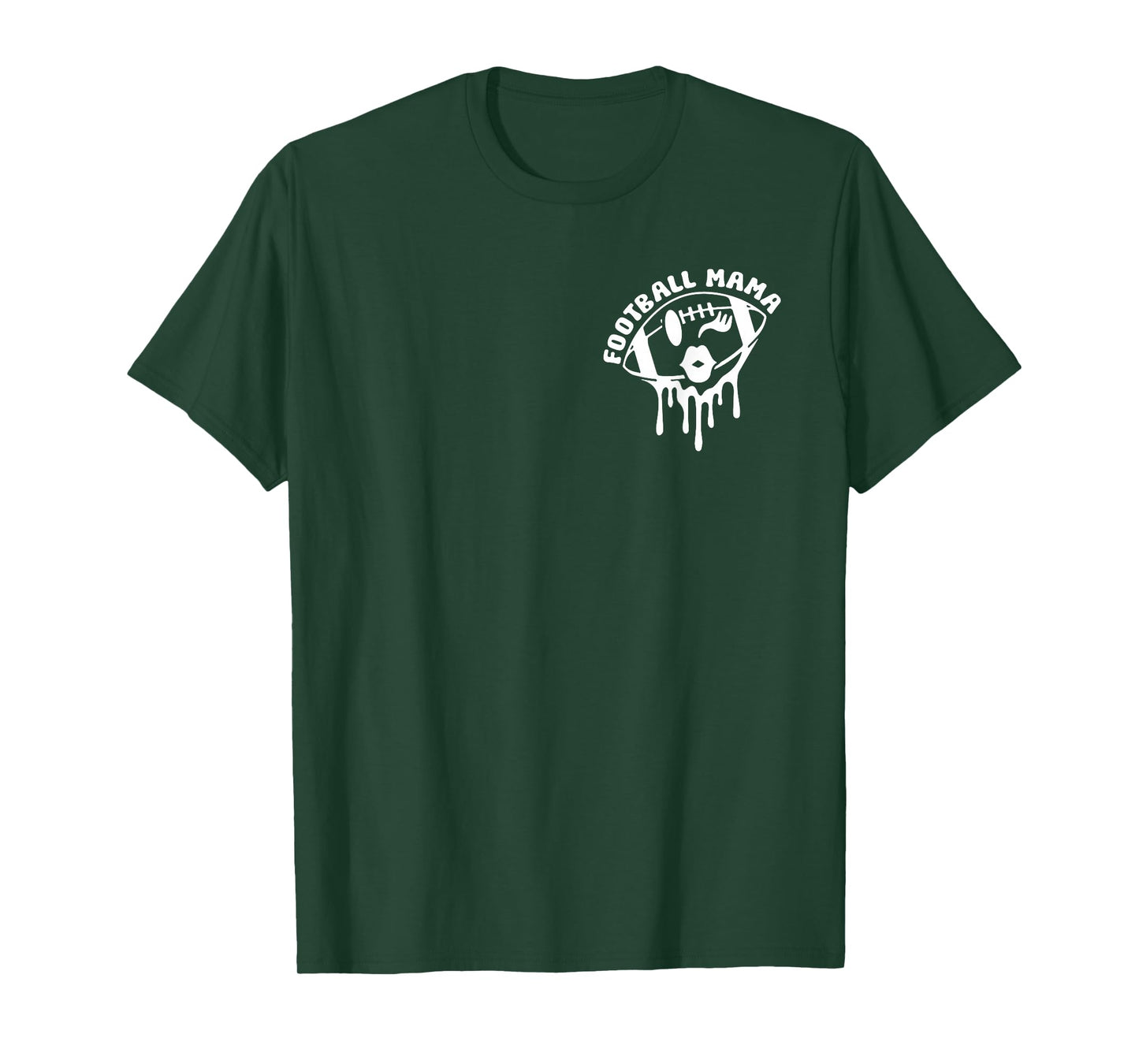 (2 Sided) Somebody's Loud Mouth Football Mama Football Mom T-Shirt