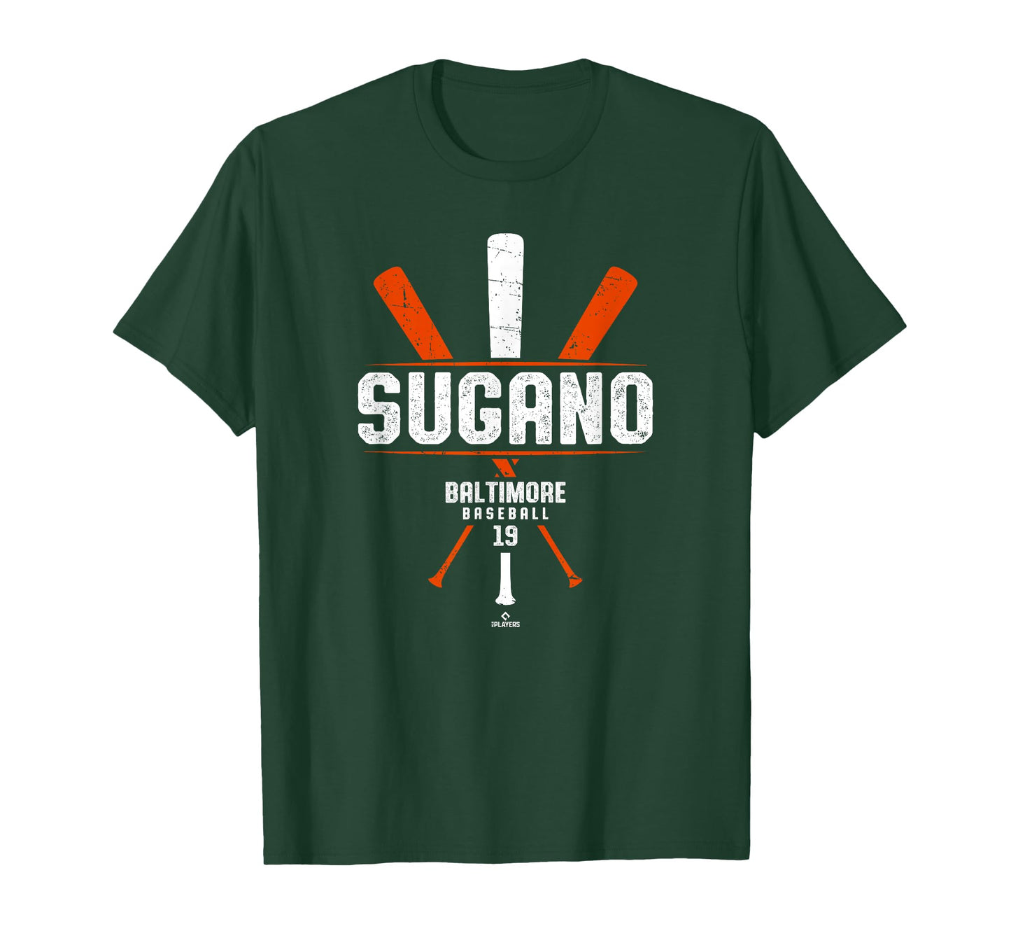 Vintage Baseball Bat Gameday Tomoyuki Sugano Baltimore T-Shirt