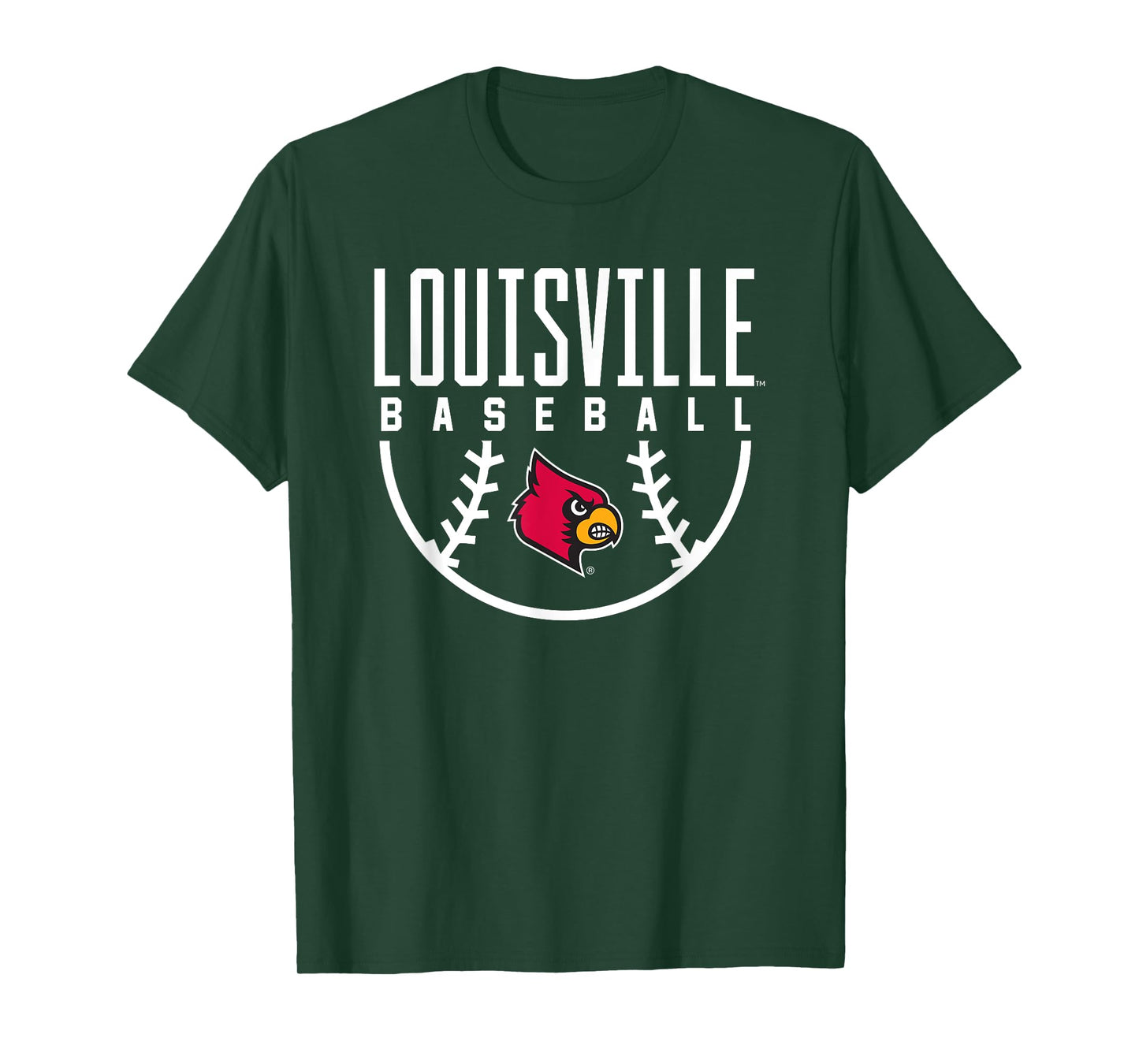 University of Louisville Cardinals Baseball Arch T-Shirt