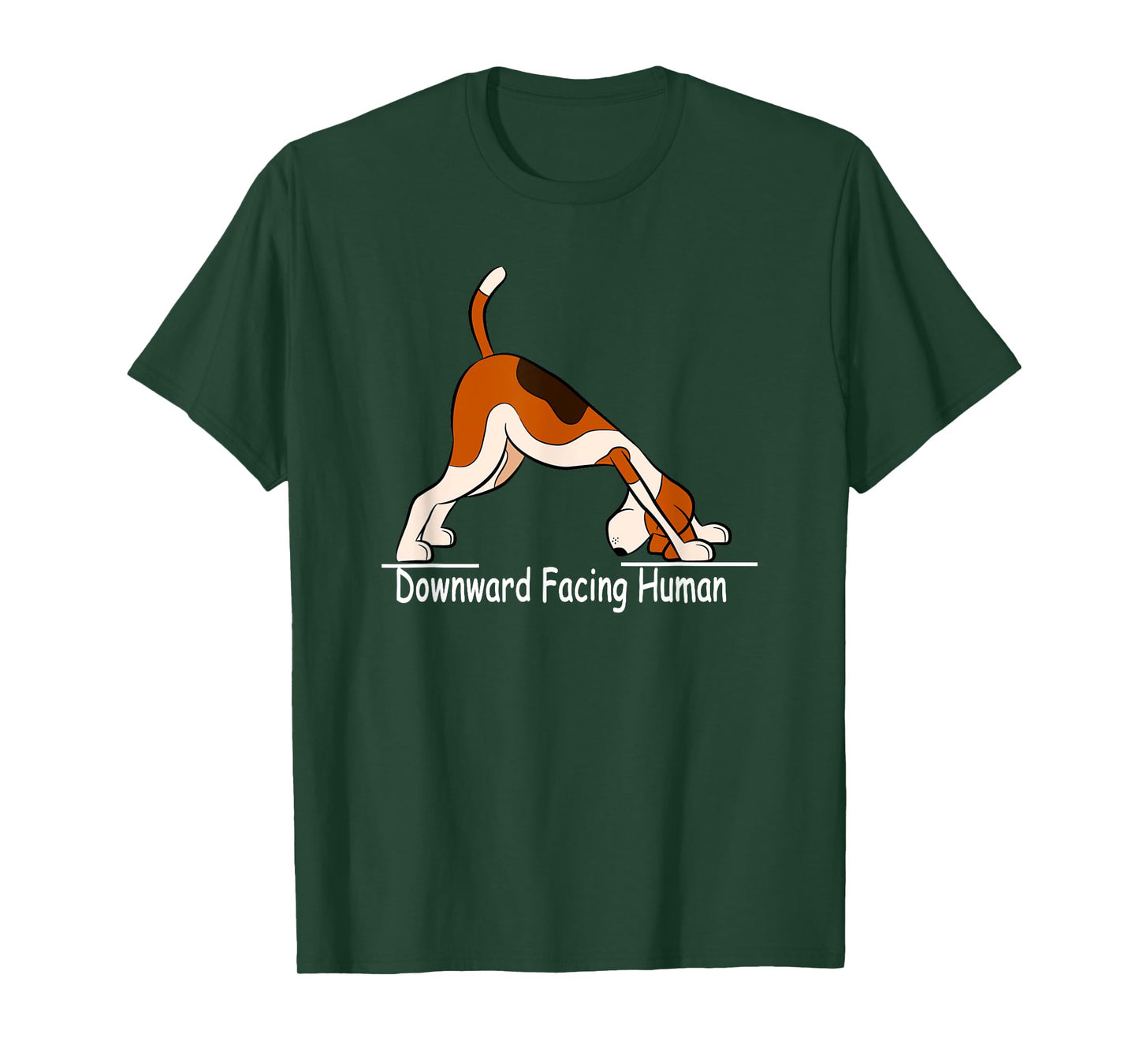 Downward Facing Human | Funny Yoga T-Shirt