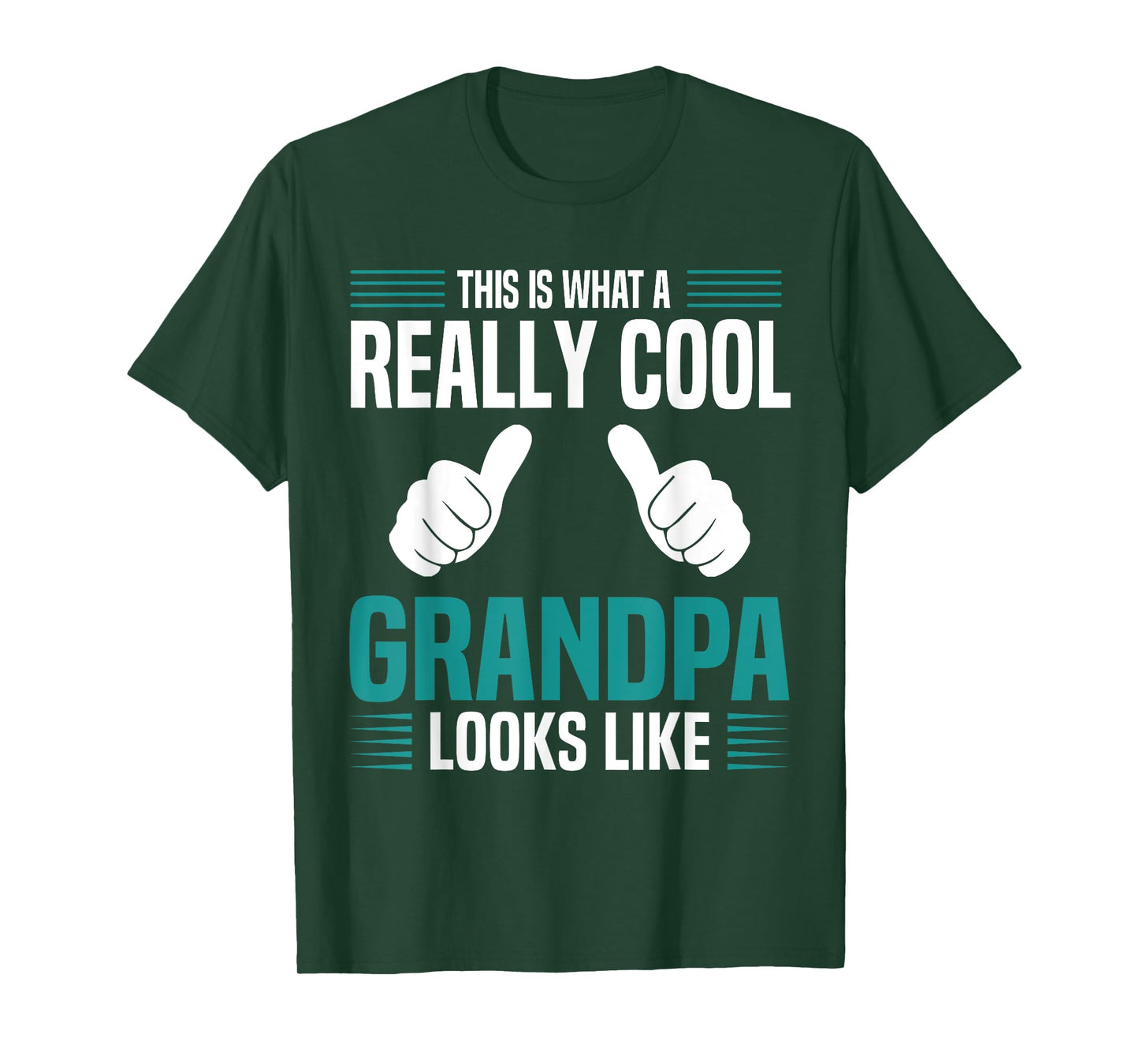 This Is What A Really Cool Grandpa Looks Like Funny Grandpa T-Shirt