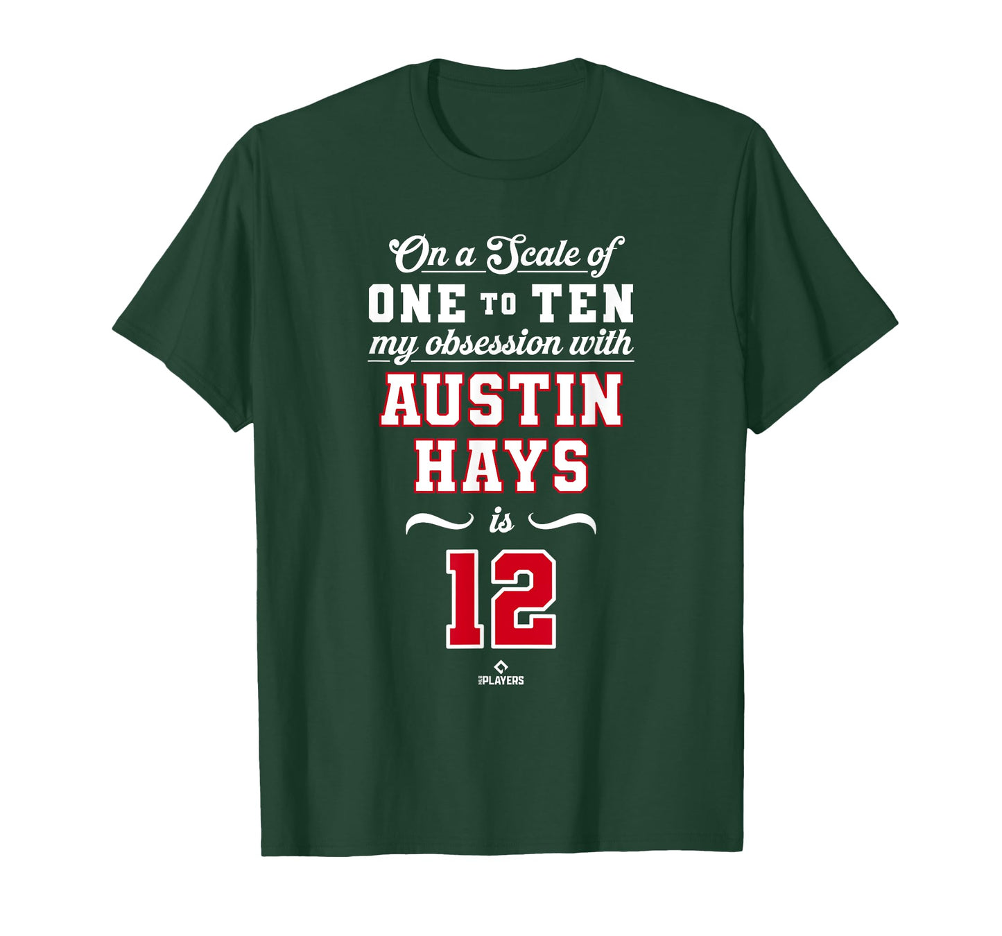Obsession Austin Hays 12 Cincinnati MLBPA T-Shirt