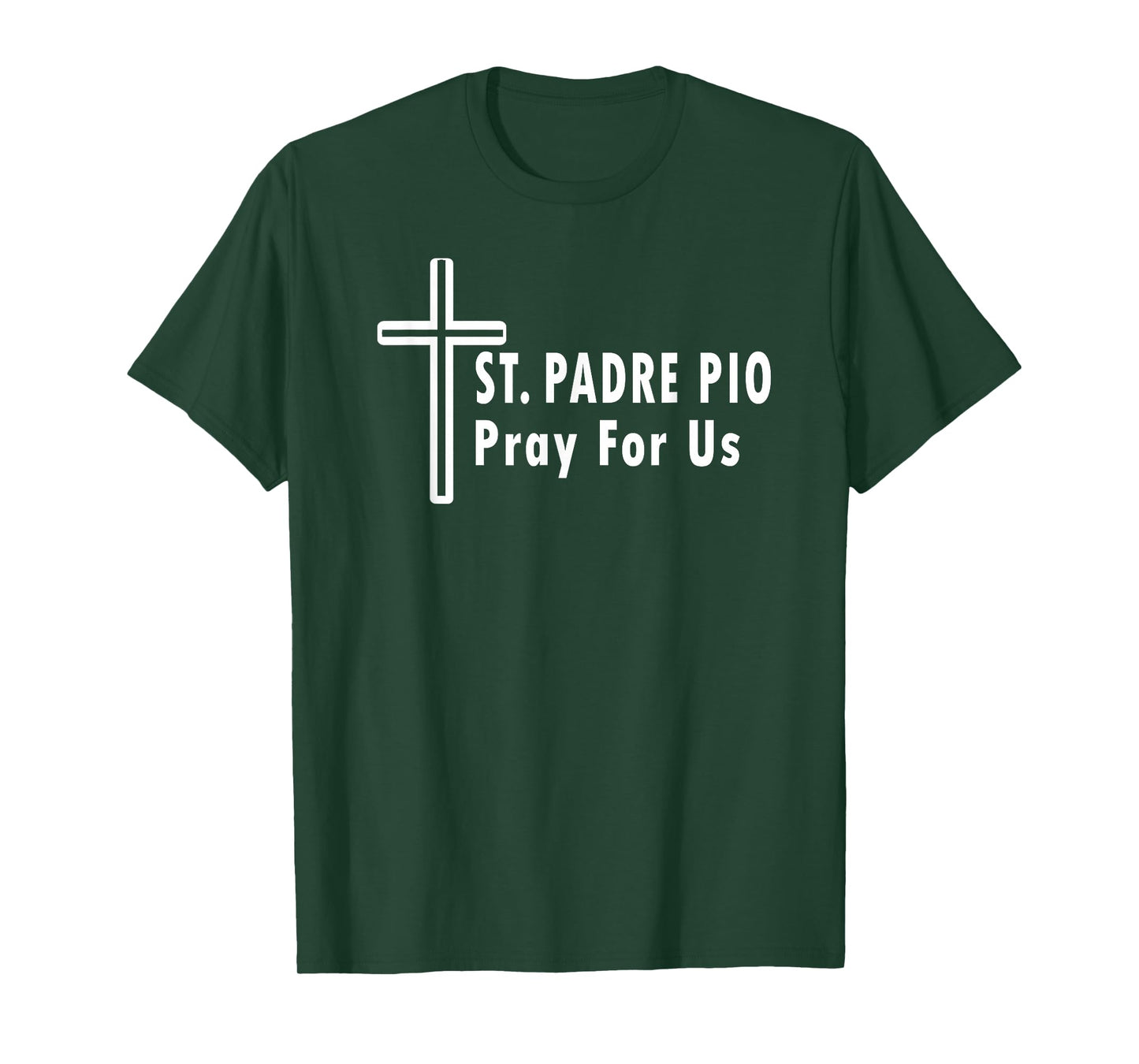 St. Padre Pio Pray for Us Catholic Saint Patronage Prayer T-Shirt