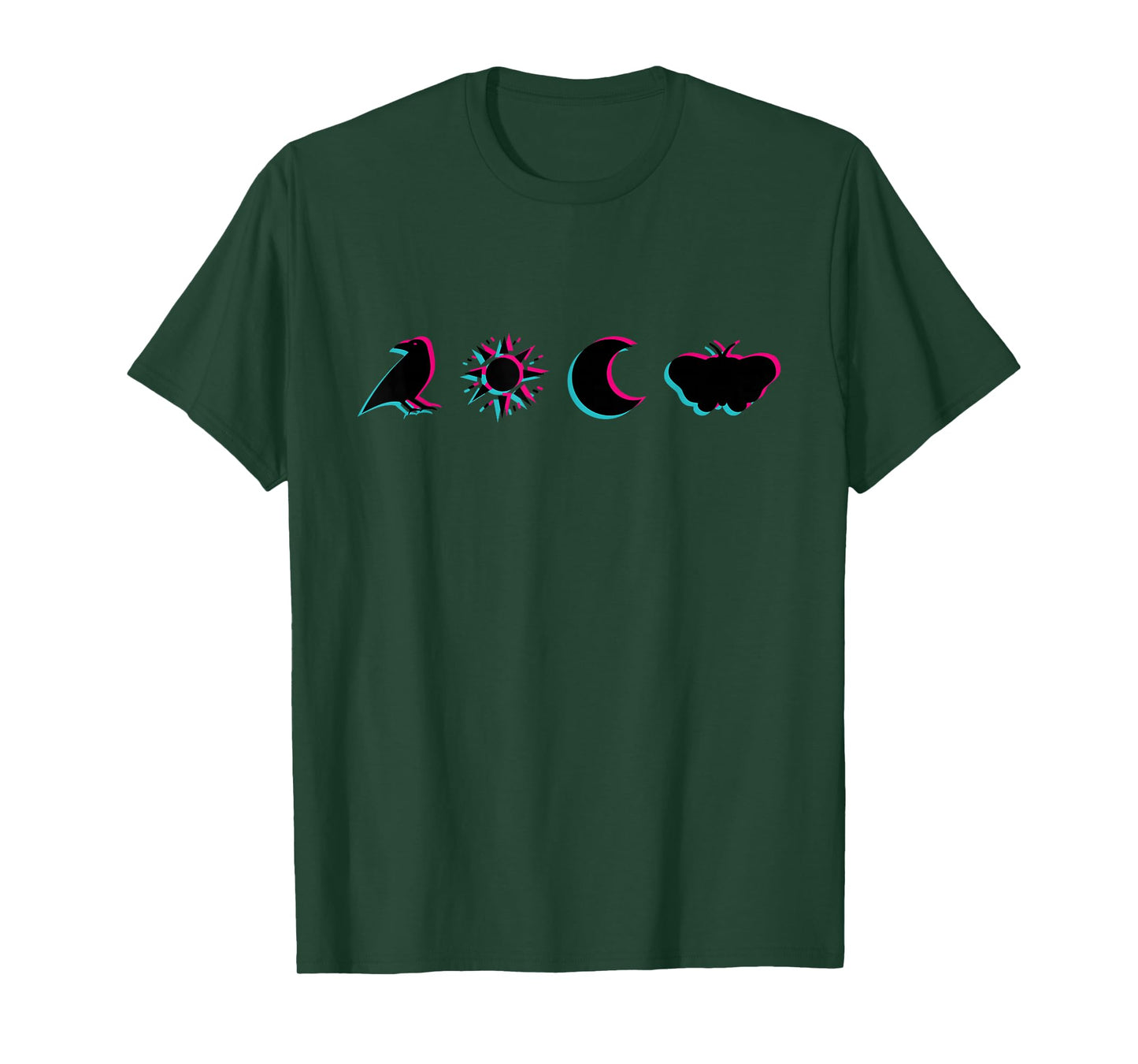 Lost Records: Bloom & Rage - Raven Sun Moon Moth T-Shirt