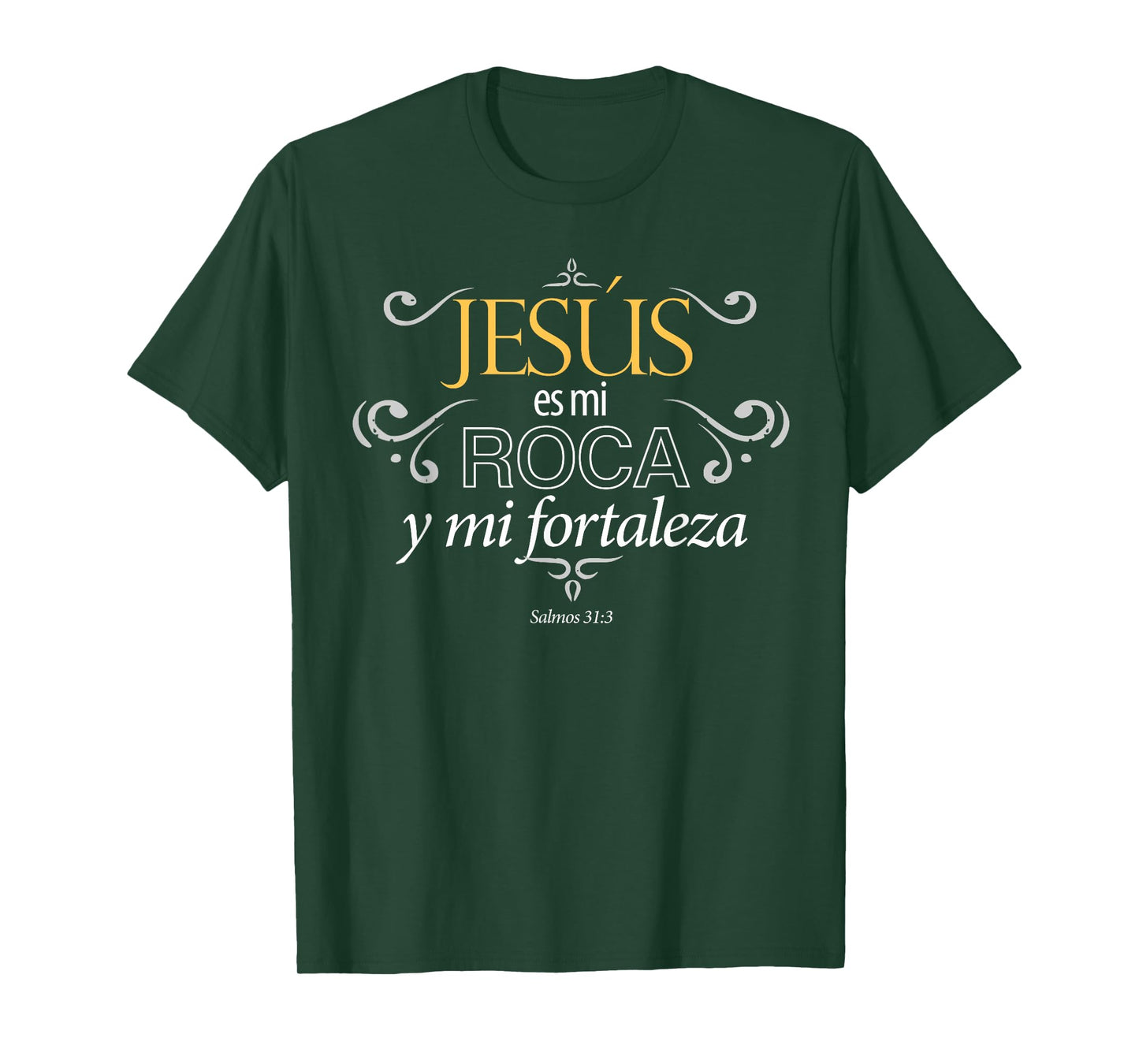 Jesus es mi roca y mi fortaleza salmos men women tshirt T-Shirt