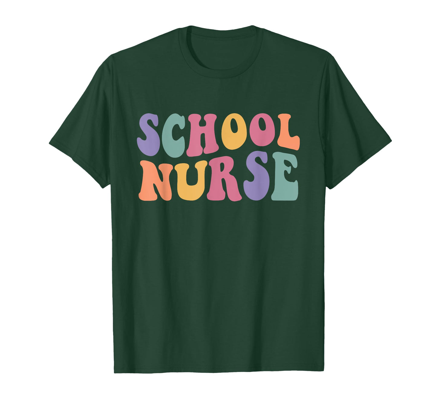 School Nurse Groovy Nursing Student Back to School Women T-Shirt