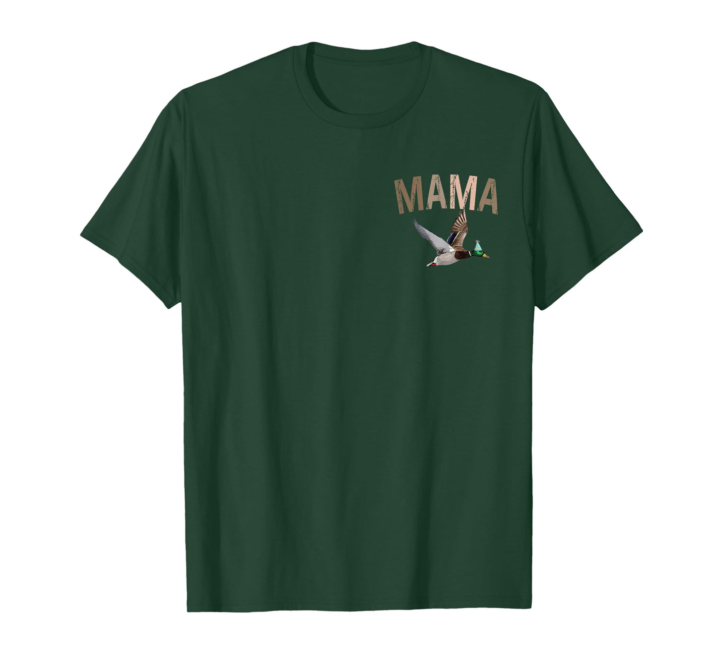 Mama Duck Hunting One Lucky Duck 1st Birthday Family Party T-Shirt