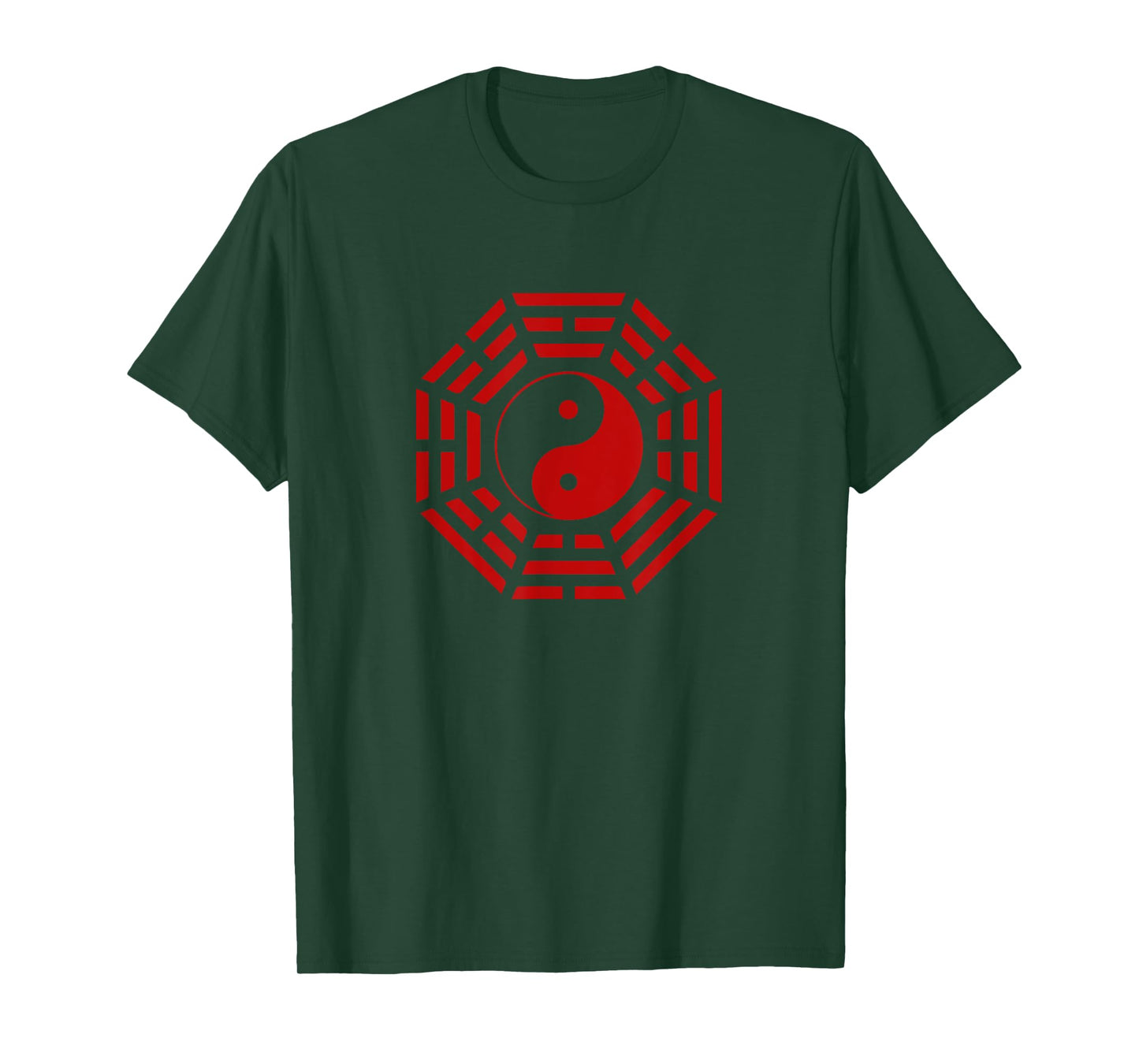Bagua Mirror Feng Shui Yin / Yang Symbol for Tai Chi Lovers T-Shirt