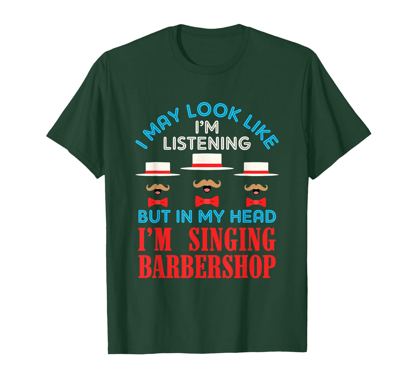 Singing Barbershop Funny Harmony Singer Music Quartet T-Shirt