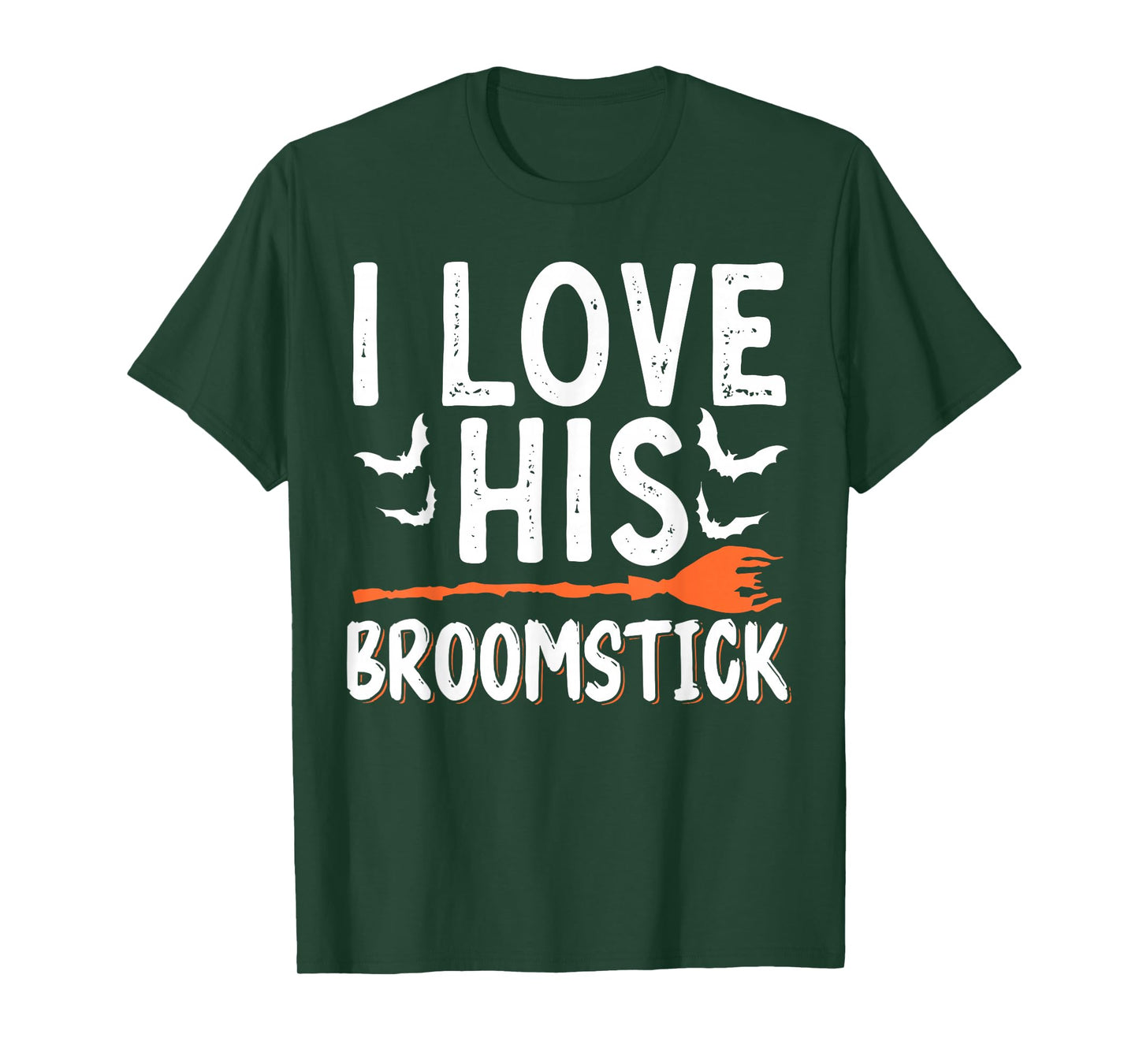 I Love His Broomstick I Love Her Pumpkins T-Shirt