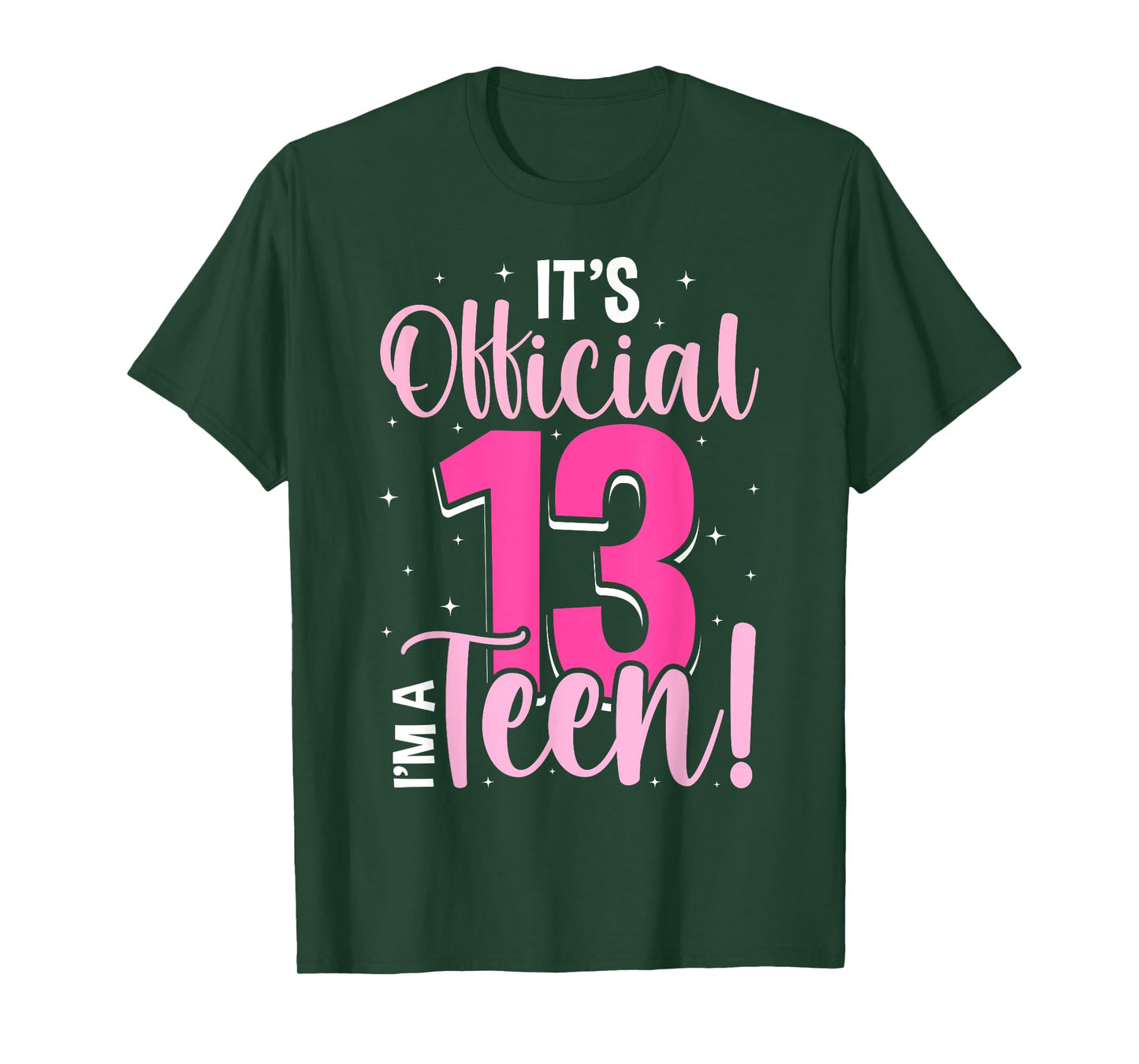 13th Birthday Girls 13 Years Teen Teenager Birthday T-Shirt