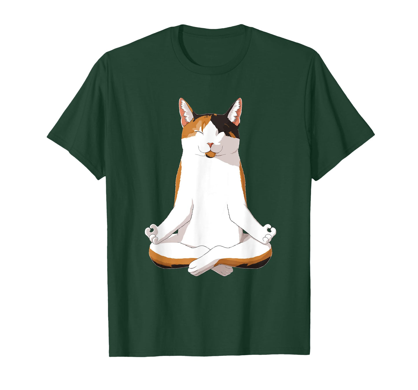 Yoga Calico Cat T-Shirt