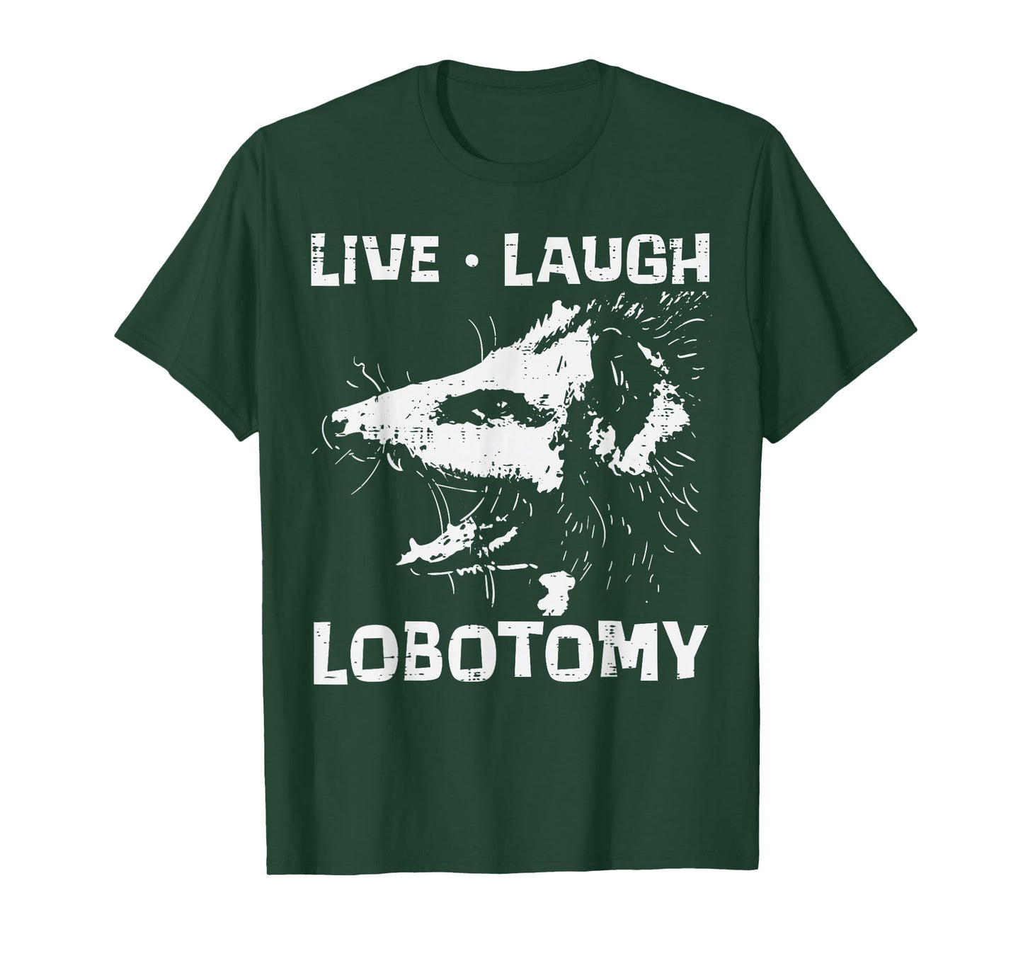 Opossum Live Love Lobotomy Possum Street Trash Cat Men Women T-Shirt