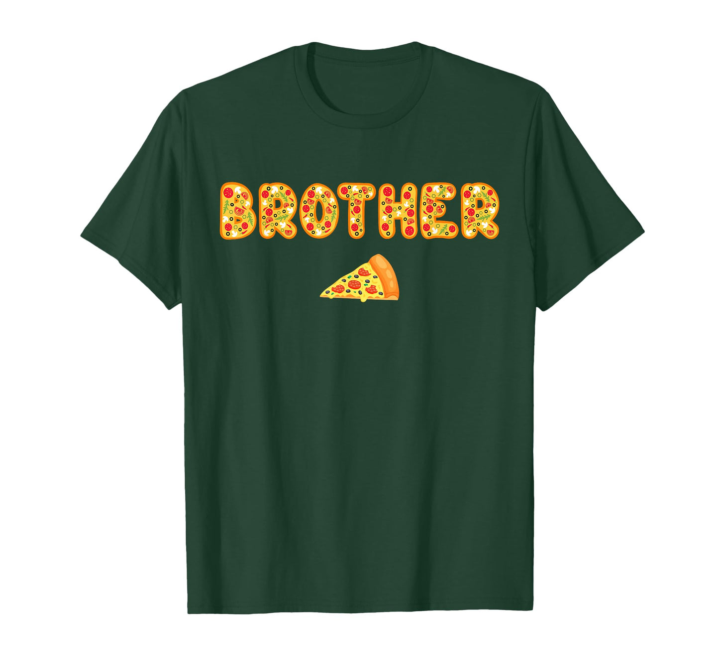 Brother Sister Matching Birthday Squad Crew Pizza Family T-Shirt