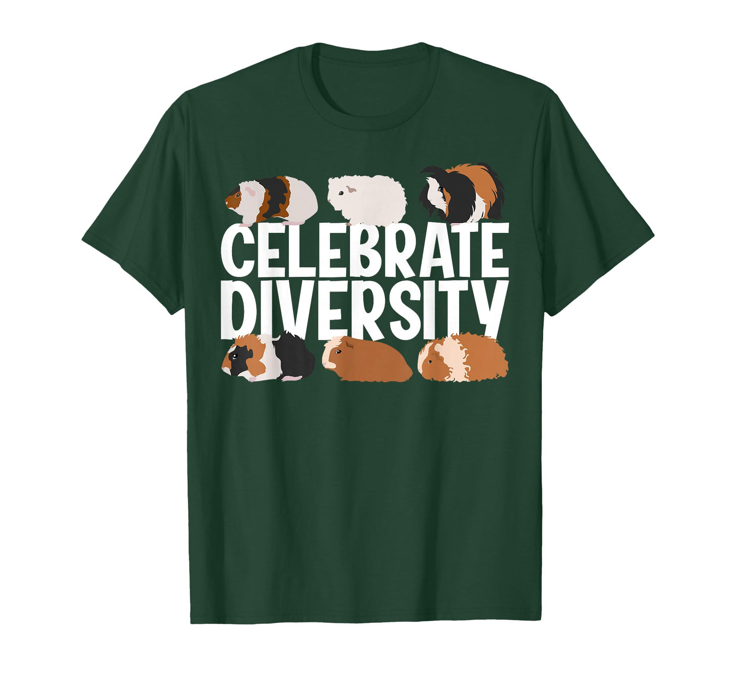 Cute Guinea Pig Art for Men Women Adult Guinea Pig Lover T-Shirt