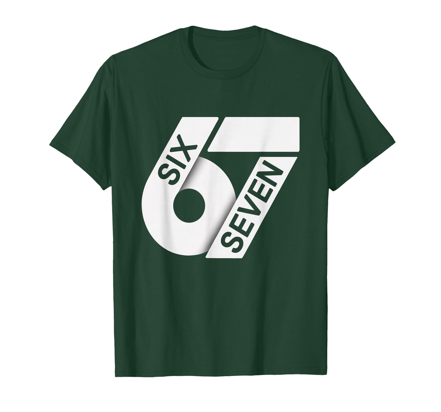Fun Six Seven 6 7 Meme Design T-Shirt