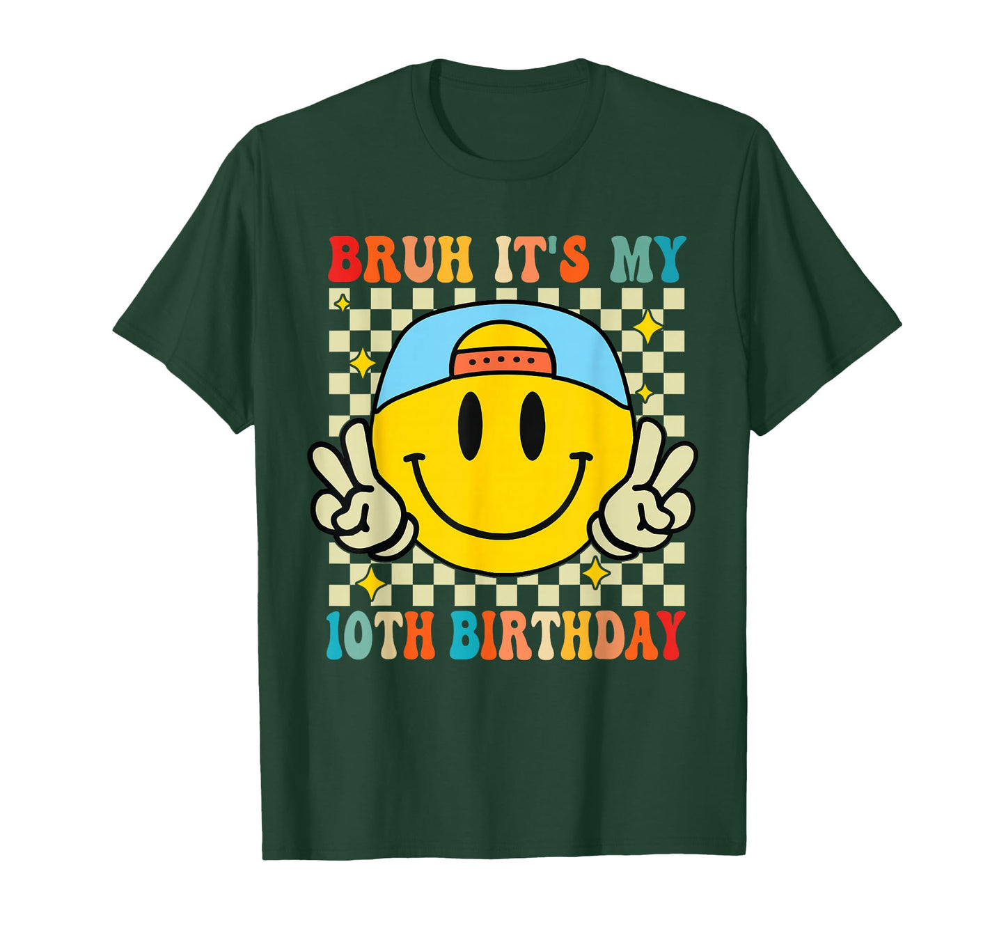 Bruh It's My 10th Birthday 10 Year Old Birthday Boys Girls T-Shirt