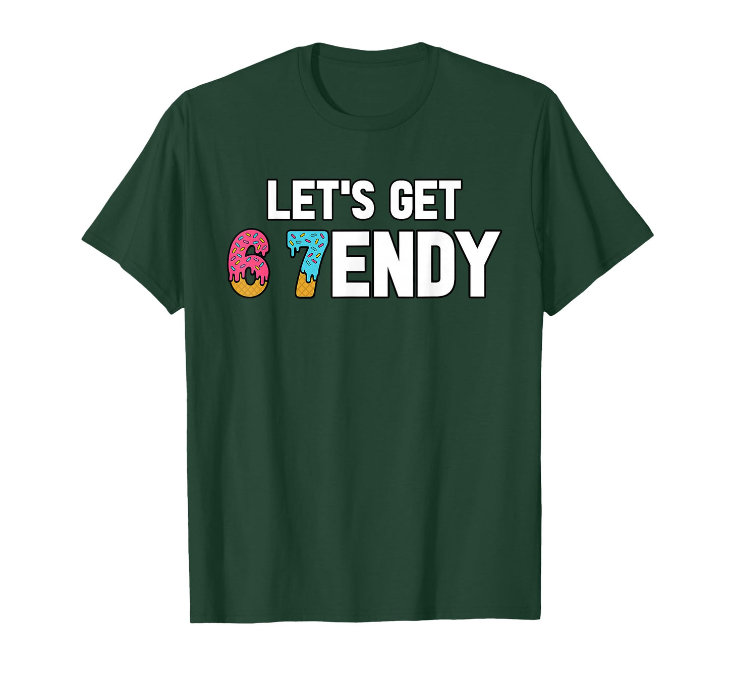 Let's get Sendy 67 Ice Cream 7endy 6 7endy 67 Meme Funny 6 7 T-Shirt