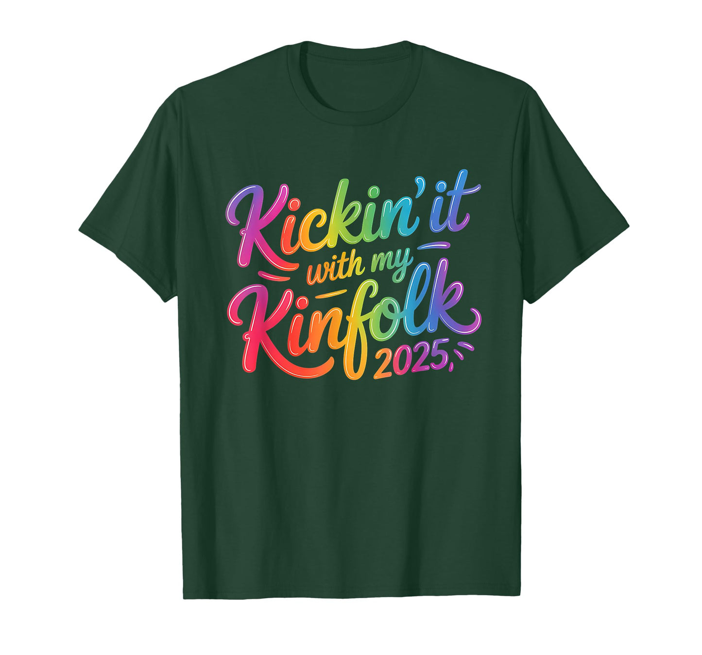 Kickin' It With My Kinfolk Funny Family Reunion T-Shirt