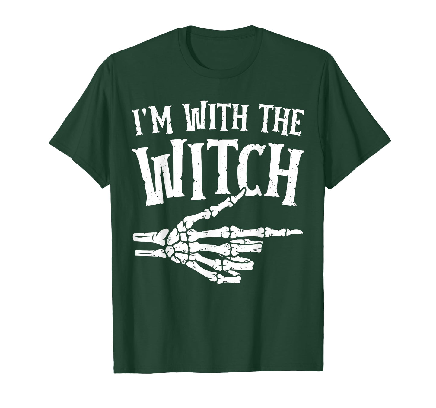 I'm with the Witch Funny Halloween Costume T-Shirt