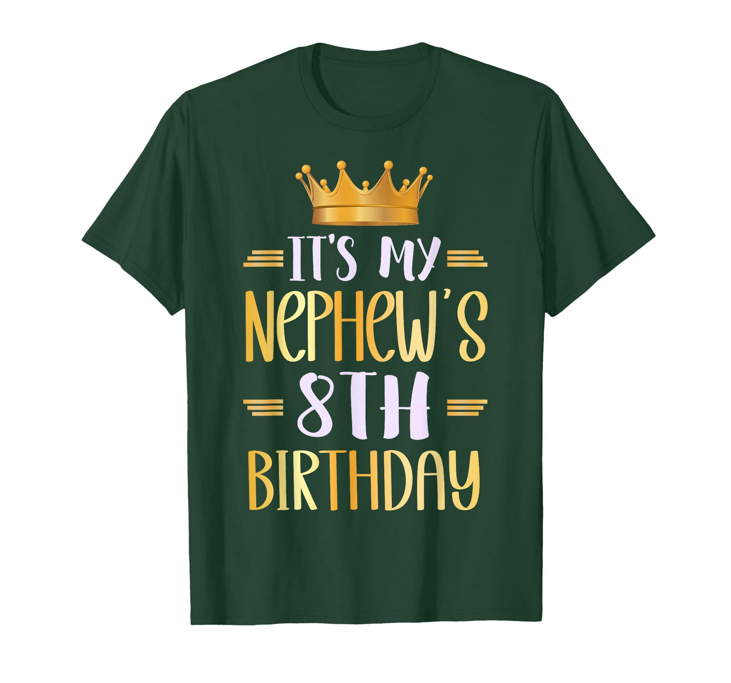 It's My Nephew's 8th Birthday Happy 8 Years Old T-Shirt