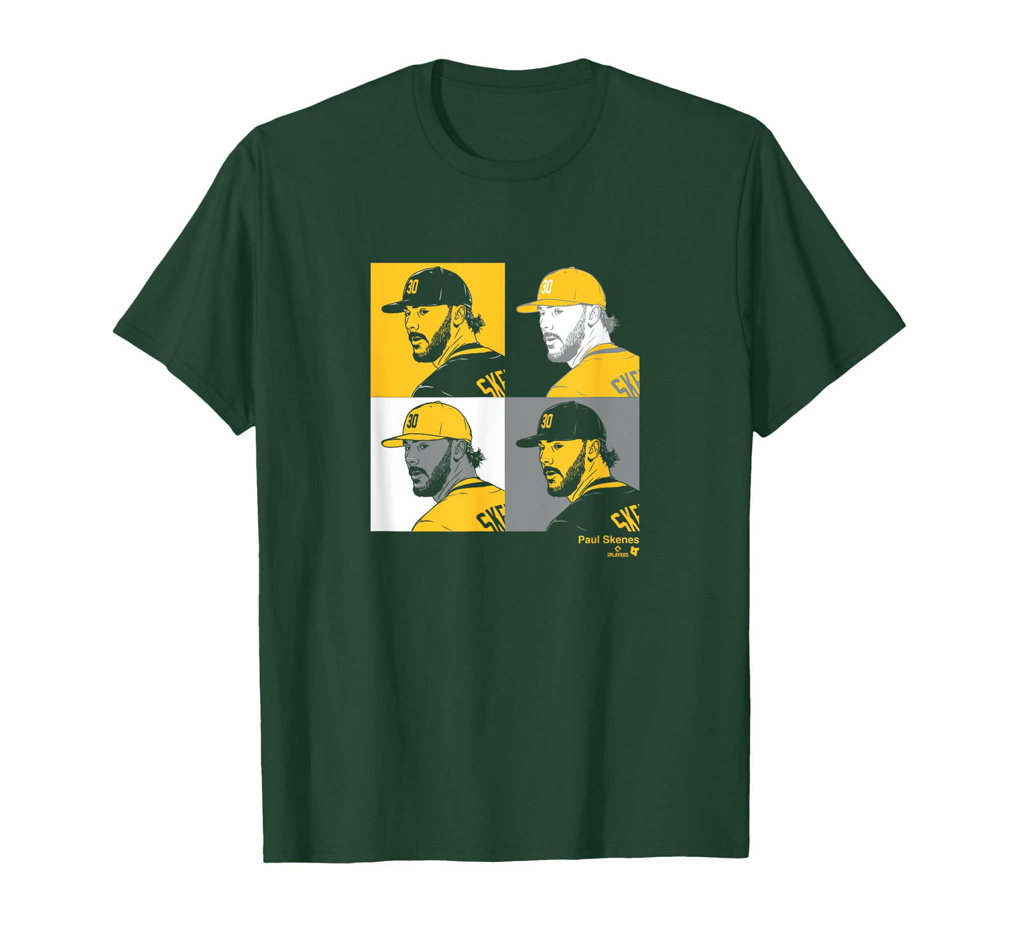Paul Skenes: Collage Panels - Pittsburgh Baseball T-Shirt
