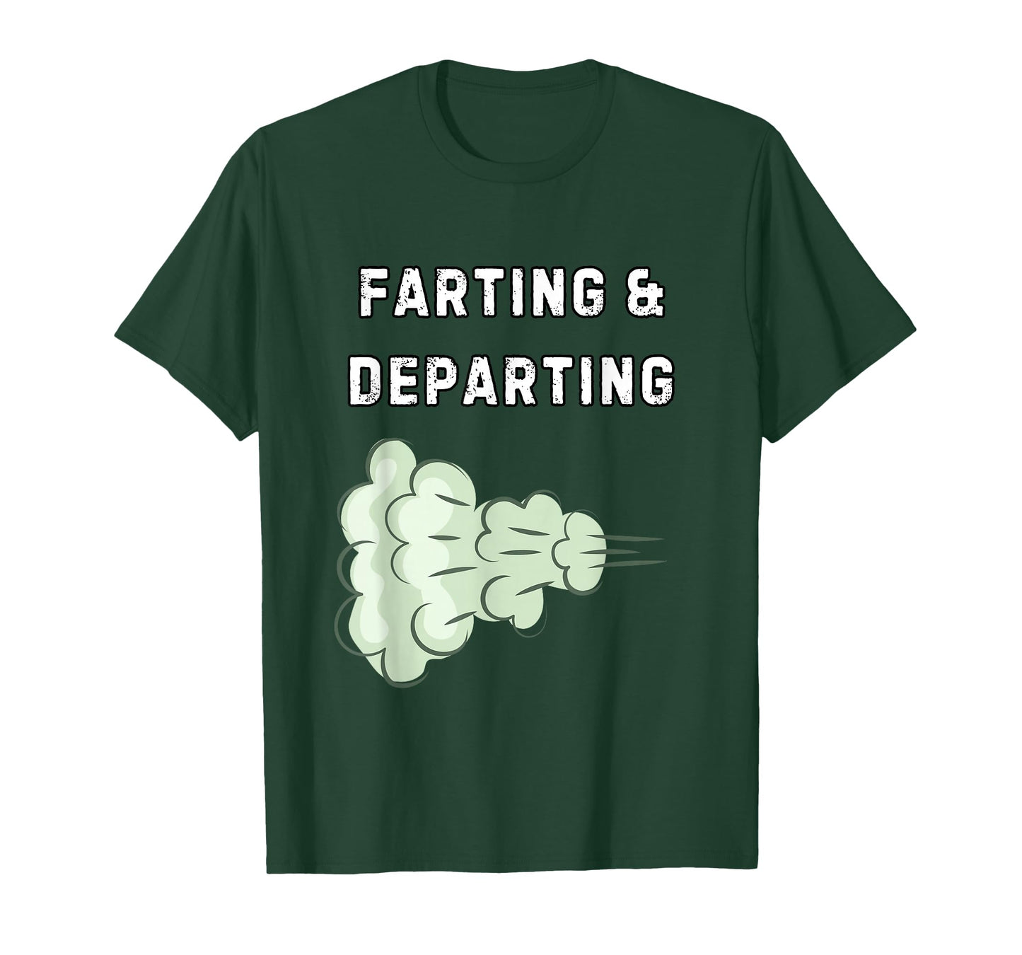 Farting And Departing Funny Hilarious Ugly Airport Swap Gag T-Shirt