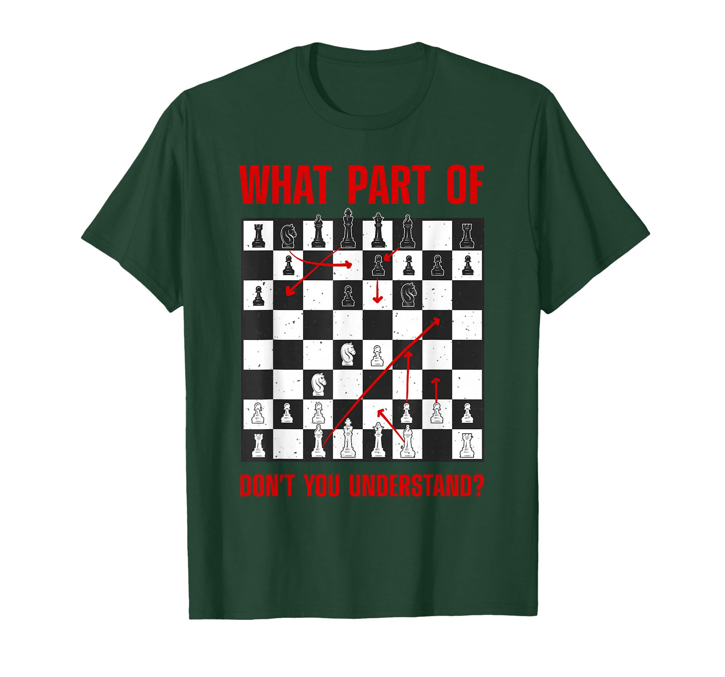 Cool Chess Novelty for Men Women Kid Board Game Chess Player T-Shirt