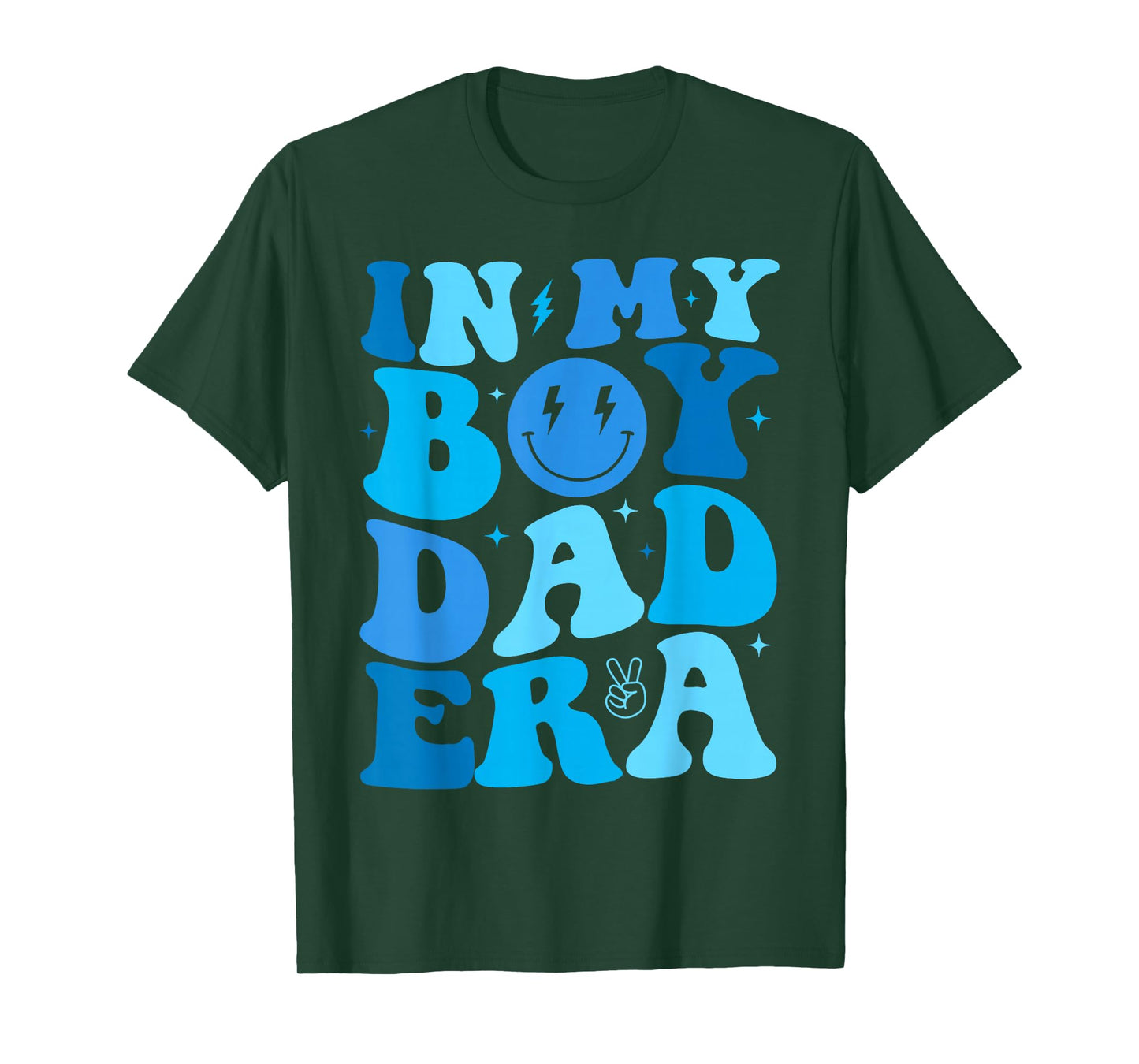 Groovy In My Boy Dad Era For Funny Fathers Day T-Shirt