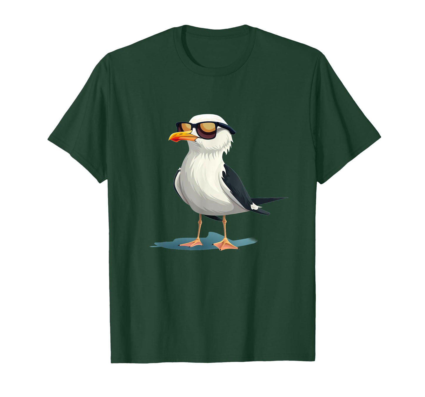 Seagull with Sunglasses Costume for Summer and Seabirds Men Women Kids T-Shirt