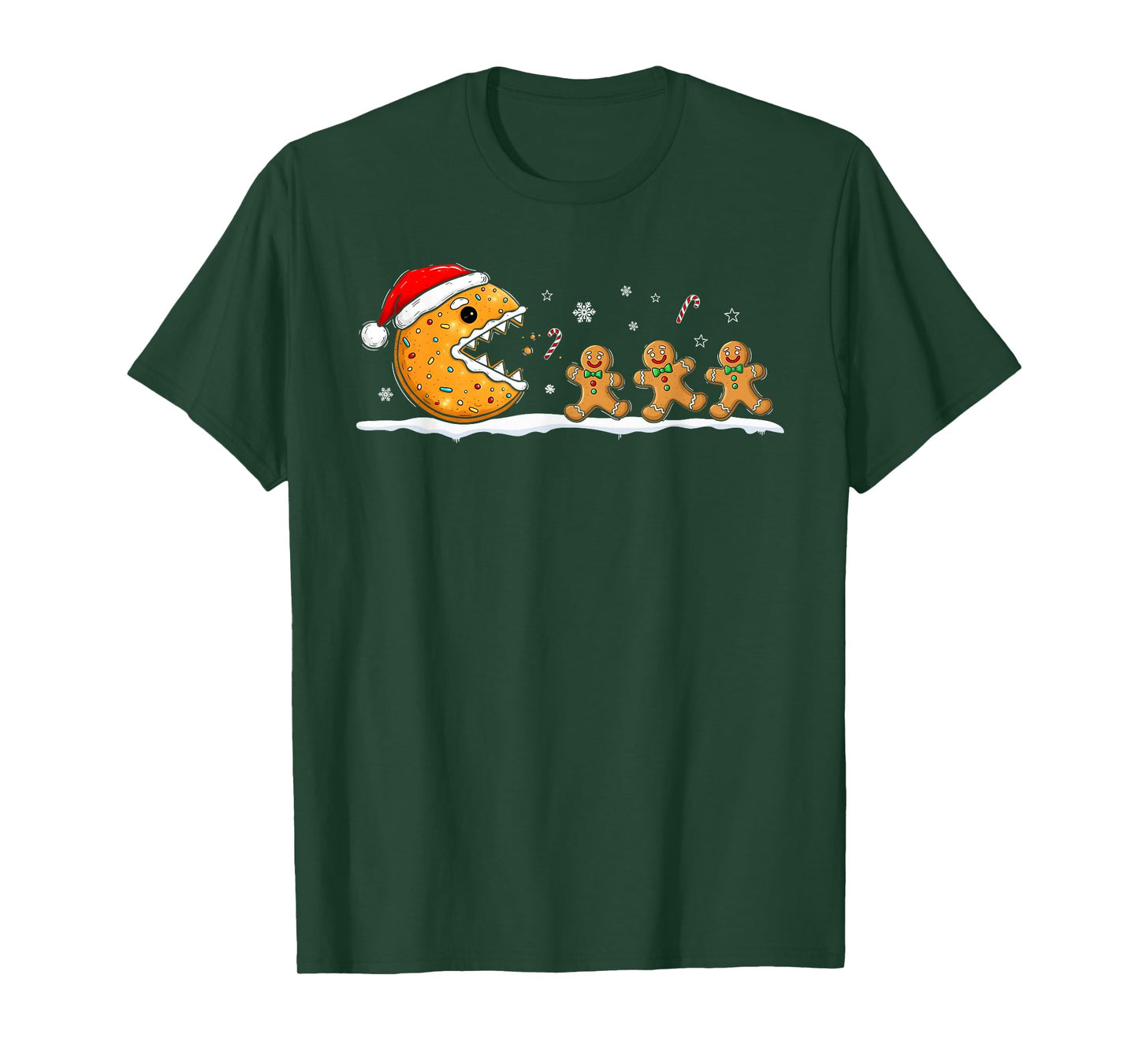 Funny Gingerbread Christmas Cookie Baking Boys Girls Kids T-Shirt