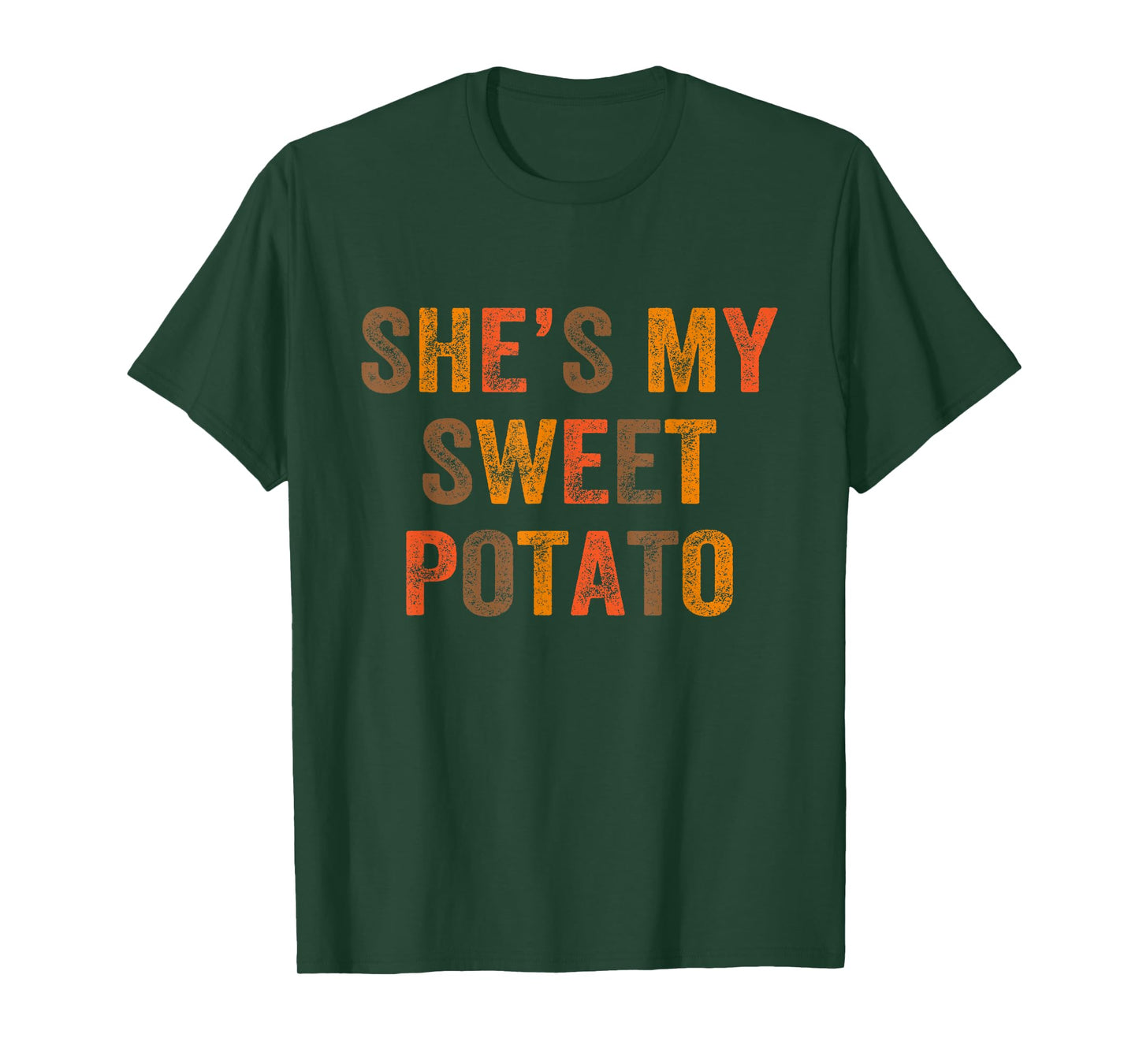 Set Couples Thanksgiving She's My Sweet Potato I Yam T-Shirt