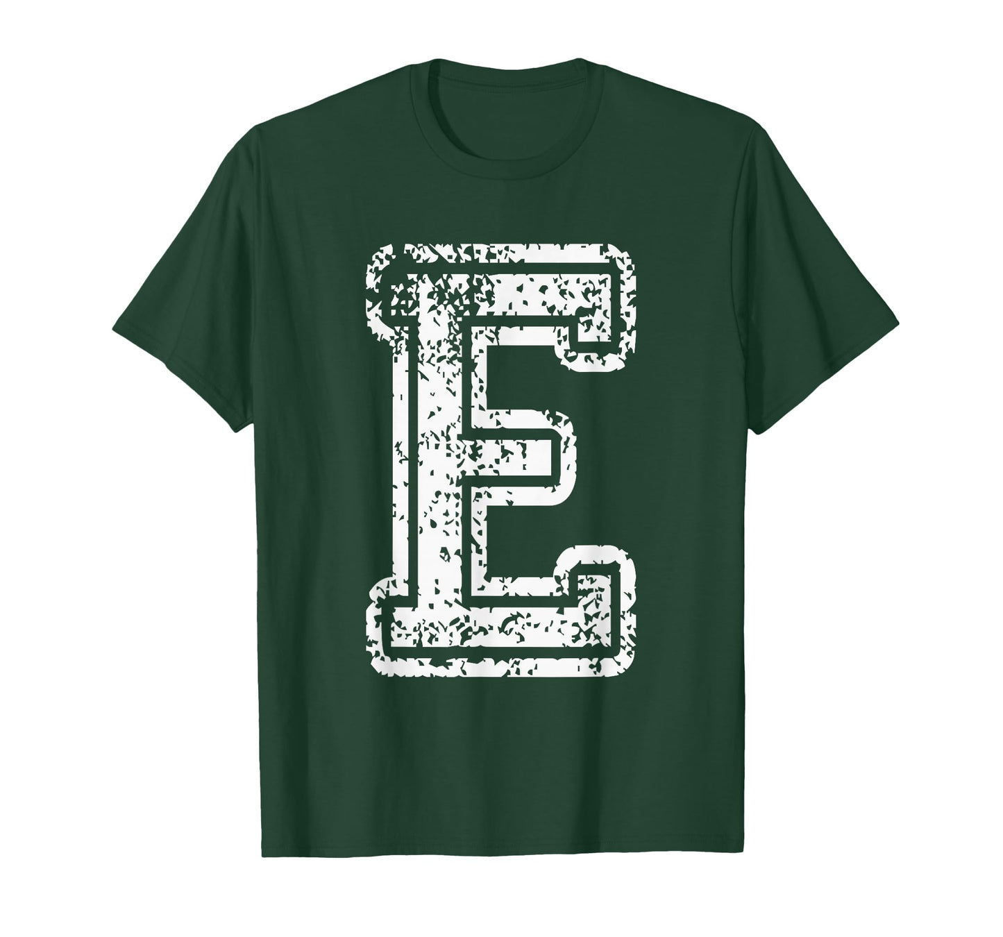 Team Jersey E Spelling Names School Sports Vintage Letter E T-Shirt