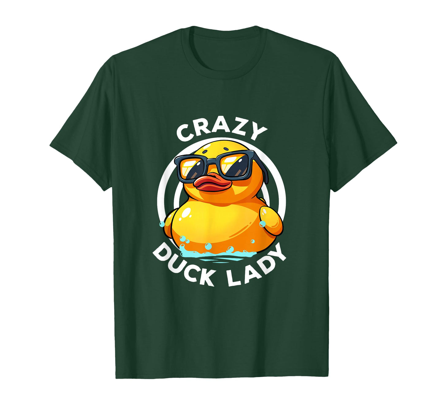 Crazy Duck Lady Cute Duck Mom Duck Owner Funny I Love Ducks T-Shirt