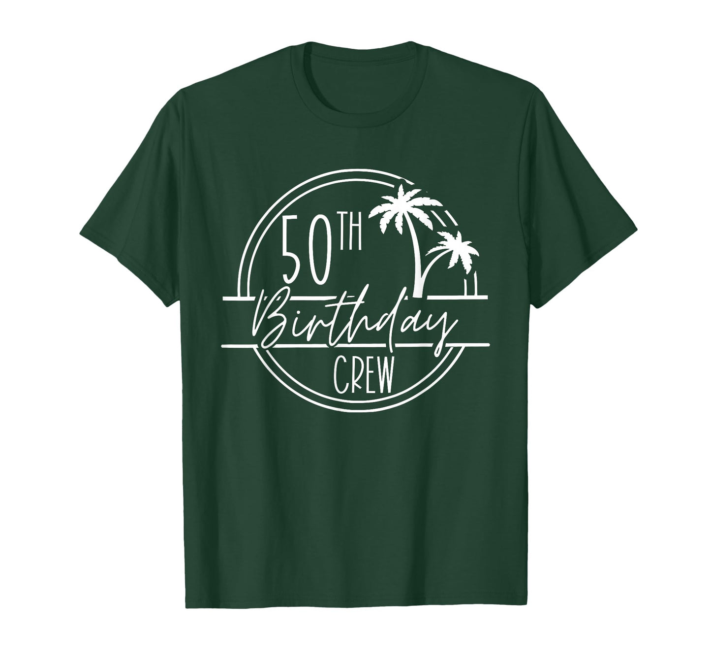 50th Birthday Crew and 50th Birthday Babe, Birthday Trip T-Shirt